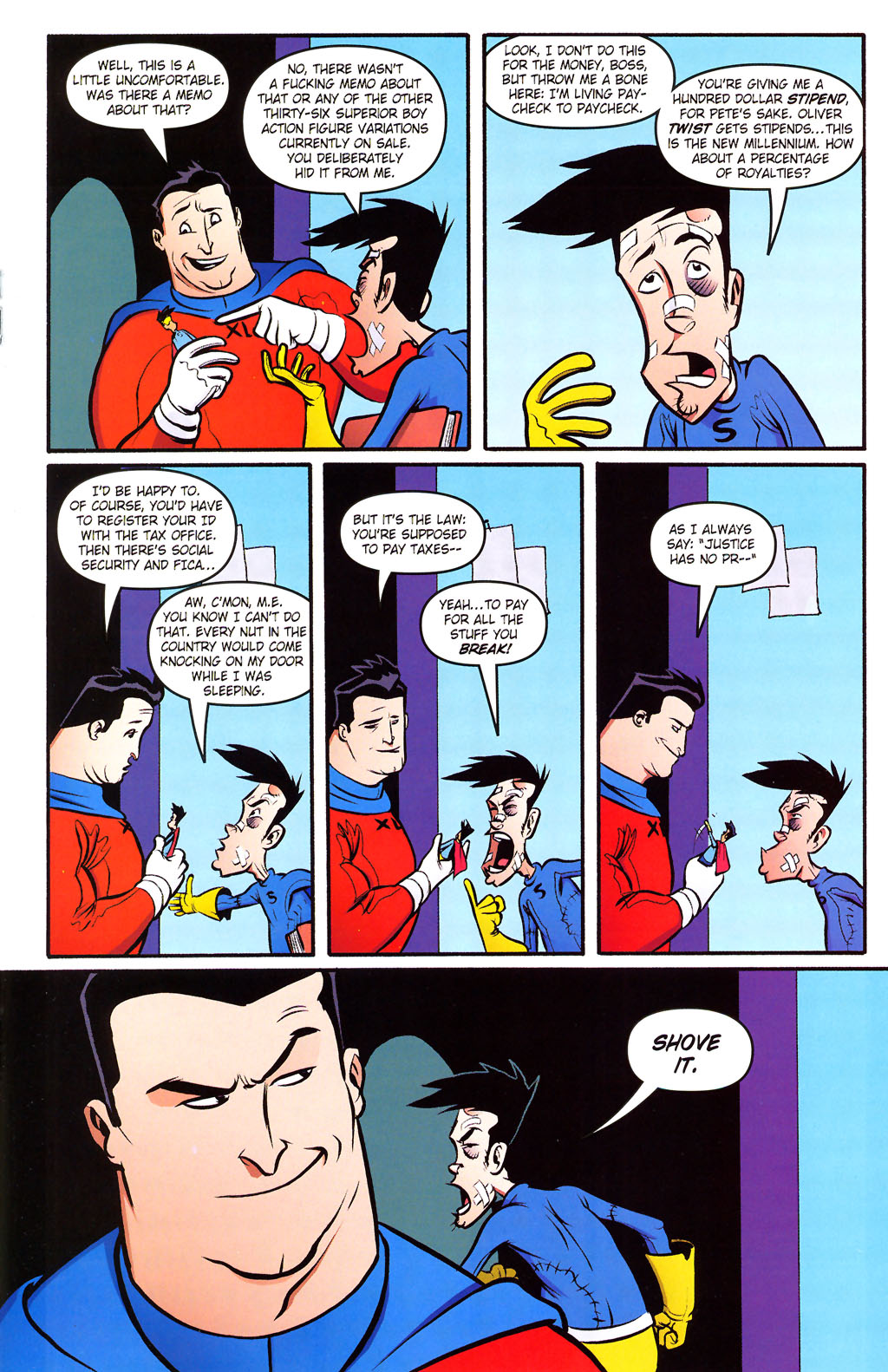 Read online Paul Jenkins' Sidekick comic -  Issue #1 - 17