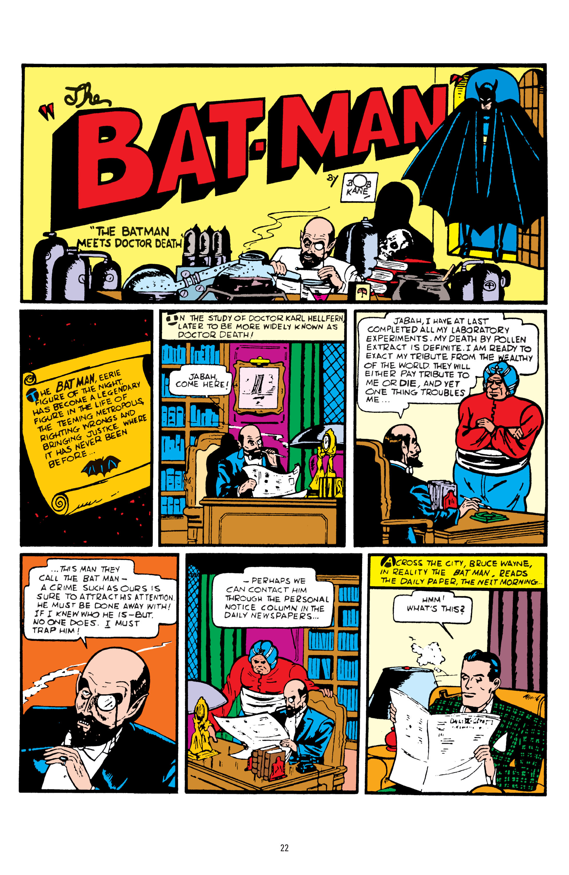 Read online Batman: The Golden Age Omnibus comic -  Issue # TPB 1 - 22