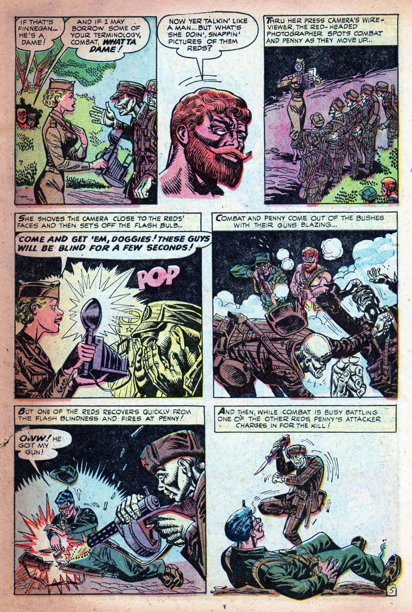 Read online Combat (1952) comic -  Issue #7 - 7