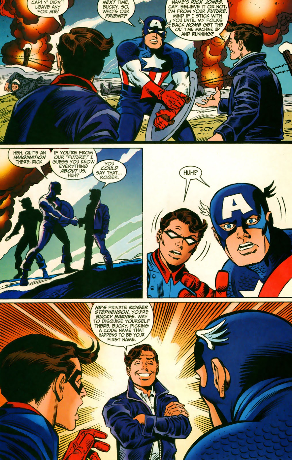 Read online Marvels Comics: Spider-Man comic -  Issue #Marvels Comics Captain America - 8