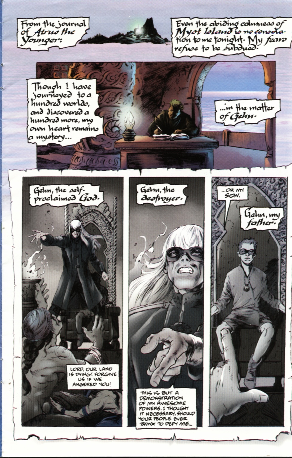 Read online Myst: The Book of the Black Ships comic -  Issue #0 - 2