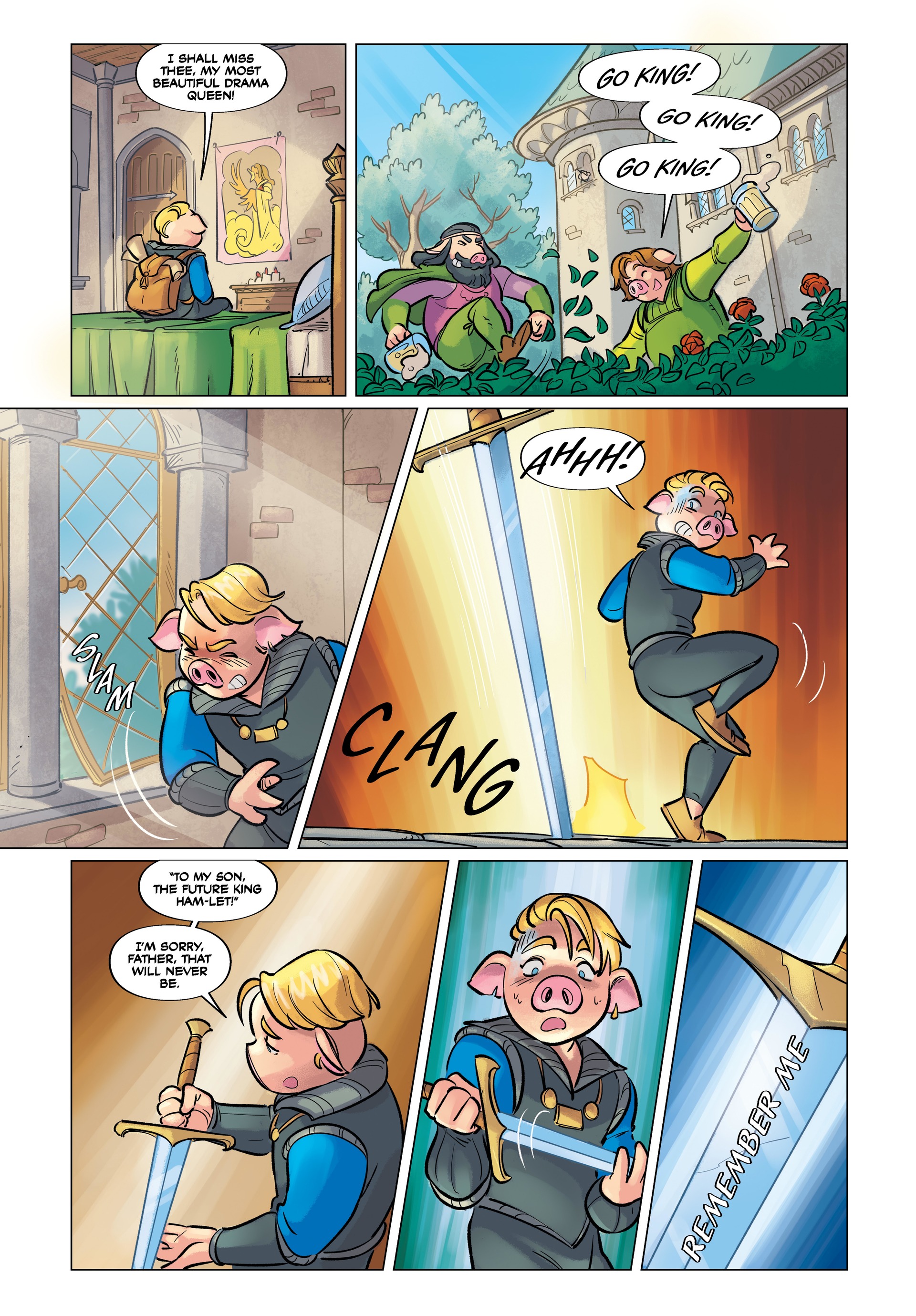 Read online Ham-let: A Shakespearean Mash-up comic -  Issue # Full - 18