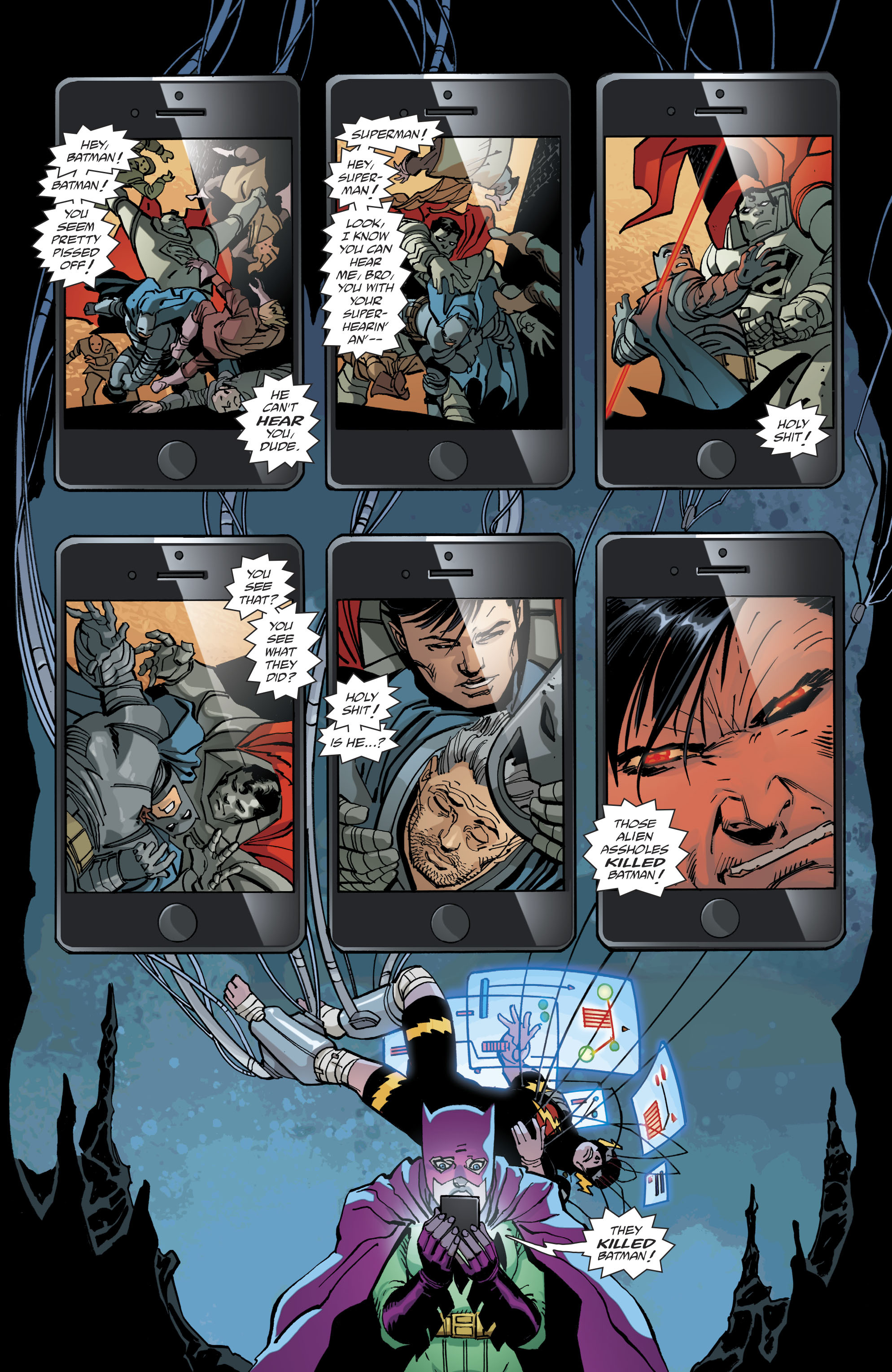 Read online Dark Knight III: The Master Race comic -  Issue #8 - 9