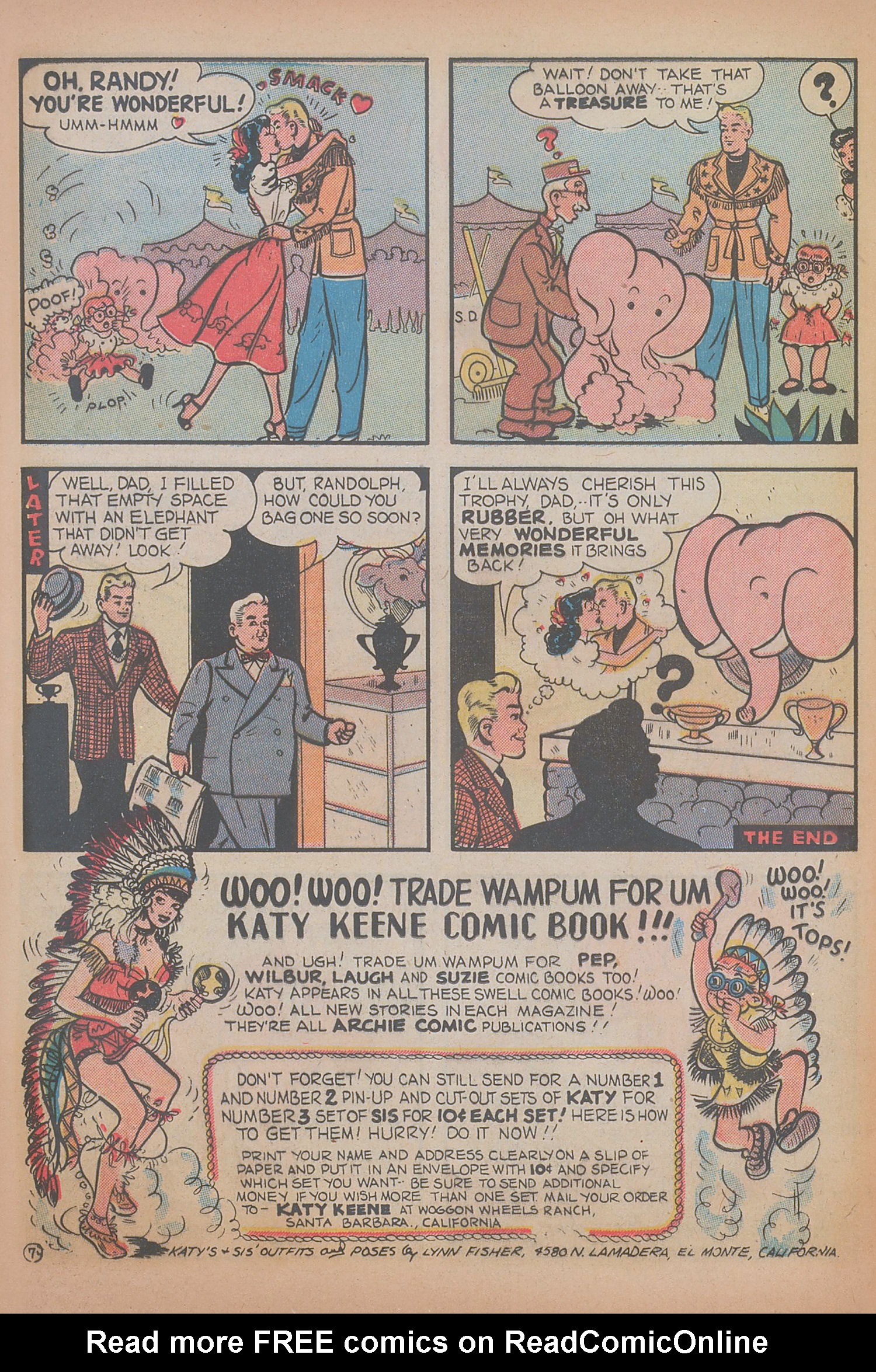 Read online Katy Keene (1949) comic -  Issue #5 - 24