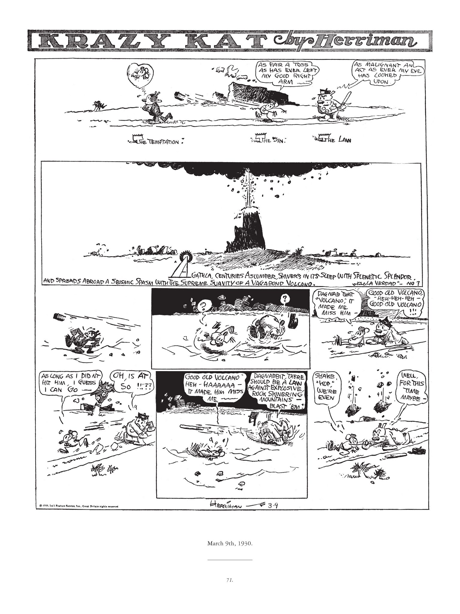 Read online Krazy & Ignatz comic -  Issue # TPB 6 - 69