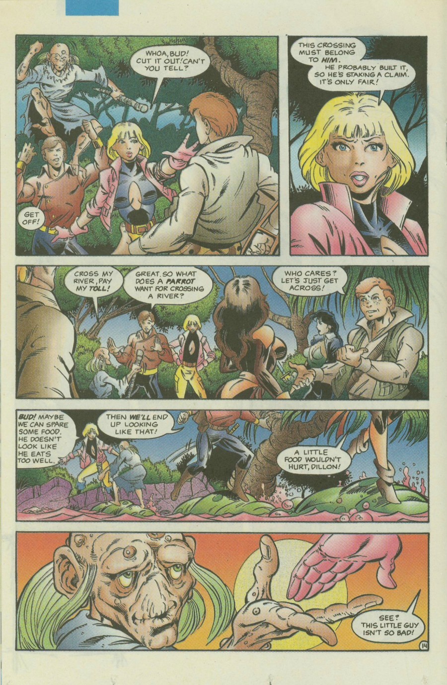 Read online Ex-Mutants comic -  Issue #4 - 17