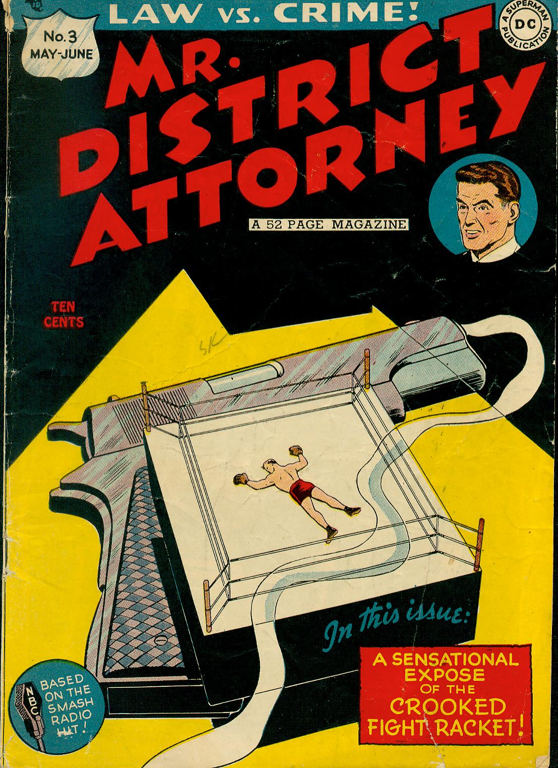 Read online Mr. District Attorney comic -  Issue #3 - 1