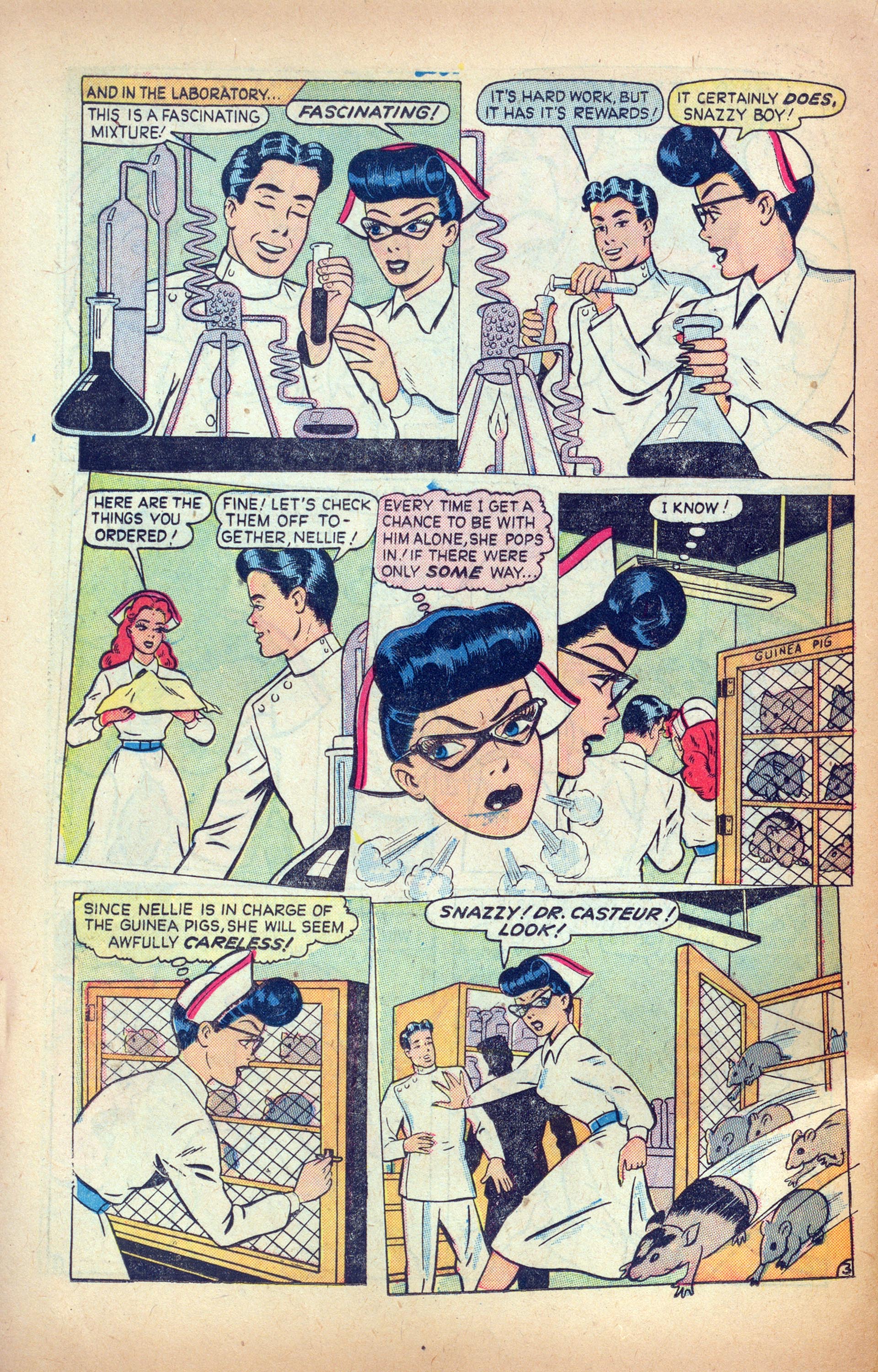 Read online Nellie The Nurse (1945) comic -  Issue #24 - 24