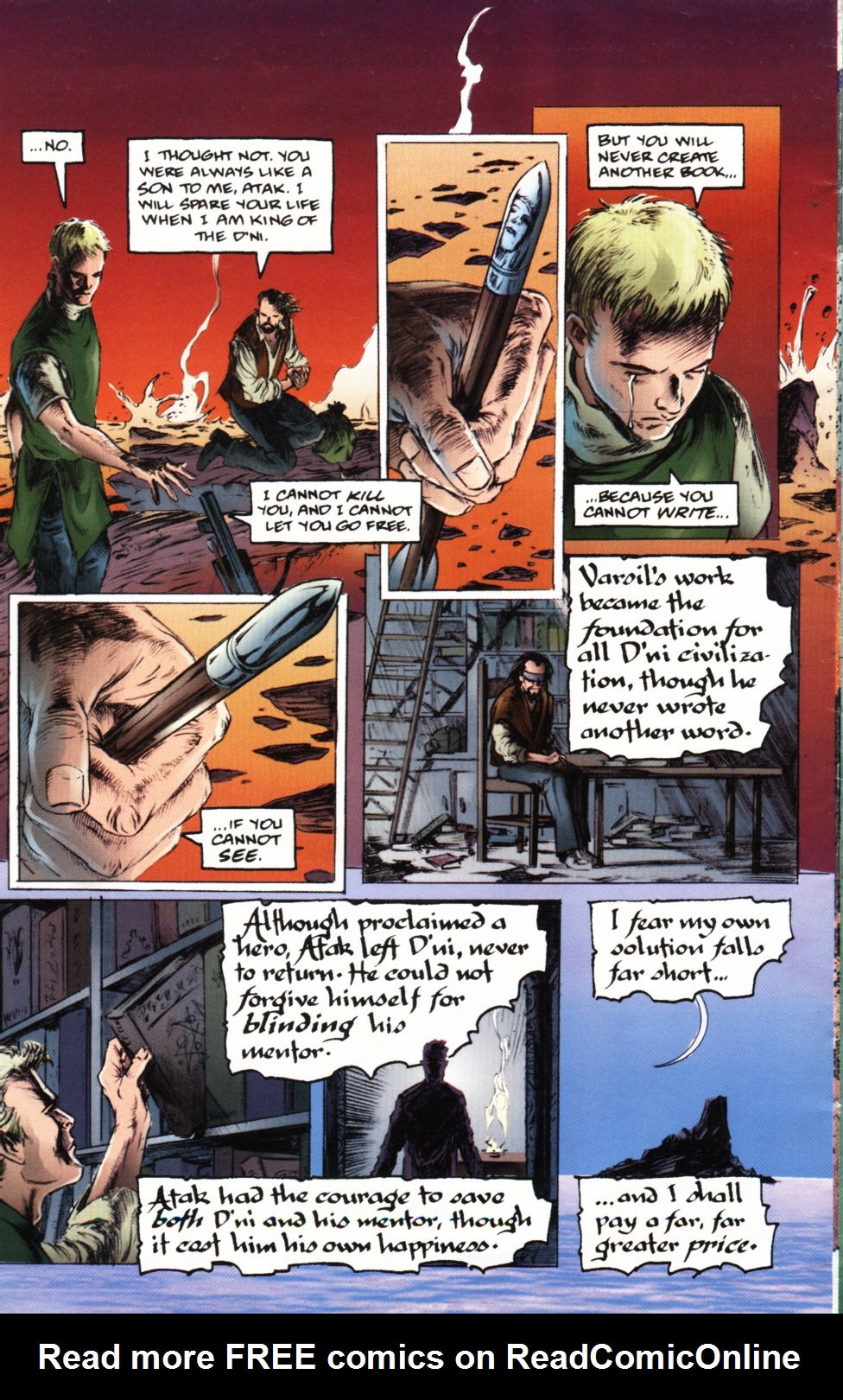 Read online Myst: The Book of the Black Ships comic -  Issue #0 - 10