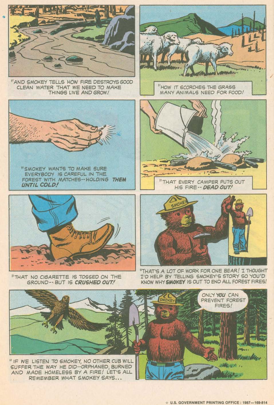 Read online The True Story of Smokey  Bear comic -  Issue # Full - 18