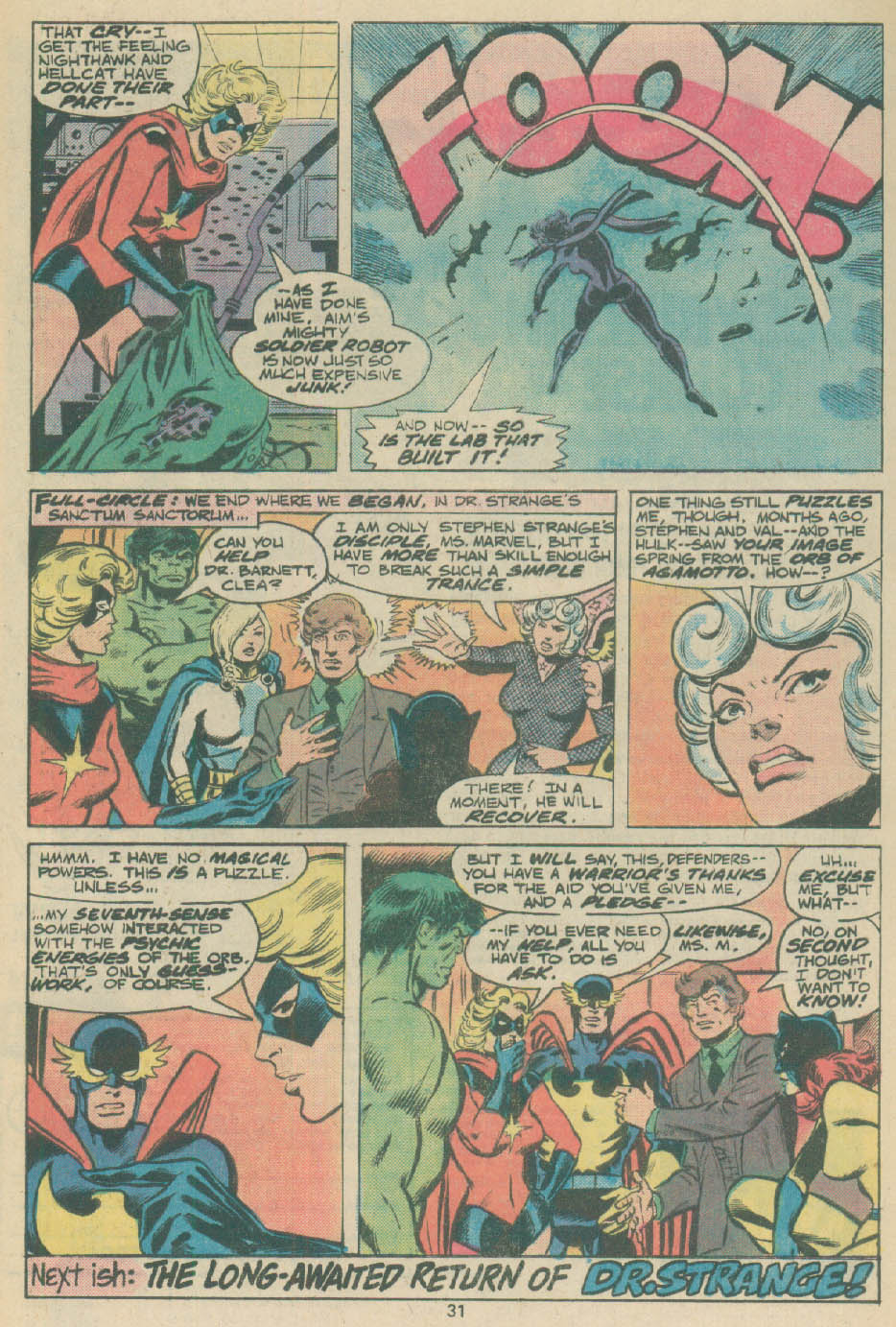 Read online The Defenders (1972) comic -  Issue #57 - 18