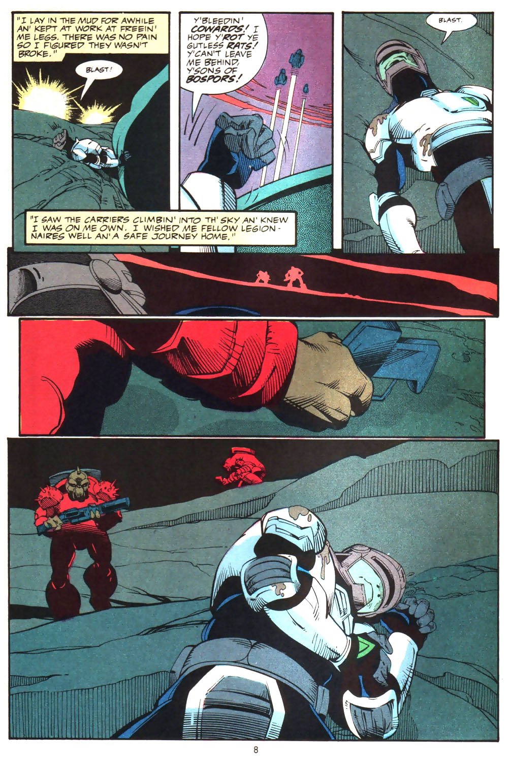 Read online Alien Legion (1987) comic -  Issue #5 - 10