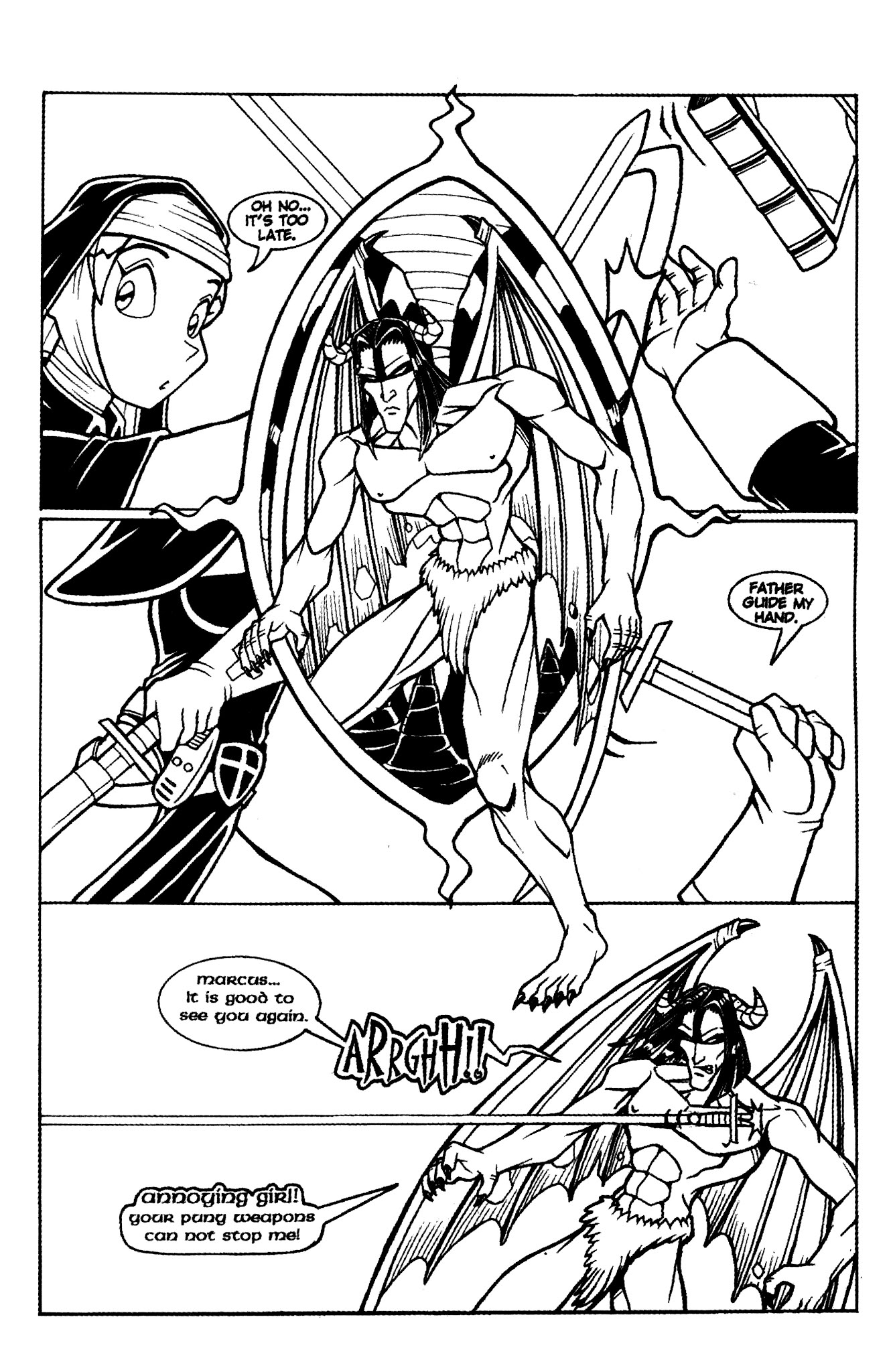 Read online Warrior Nun Brigantia comic -  Issue #1 - 25