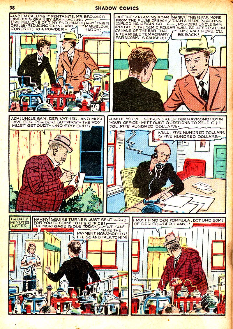 Read online Shadow Comics comic -  Issue #7 - 31