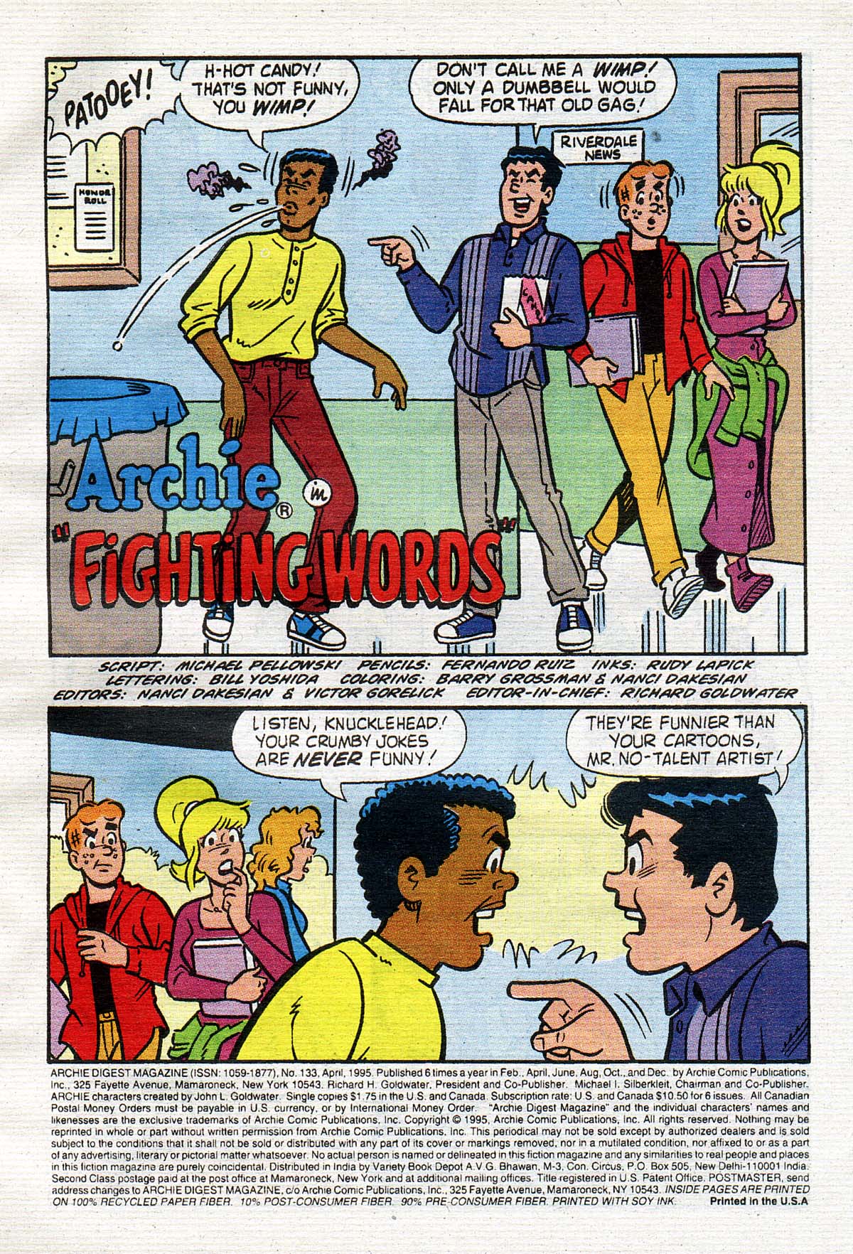 Read online Archie Digest Magazine comic -  Issue #133 - 2