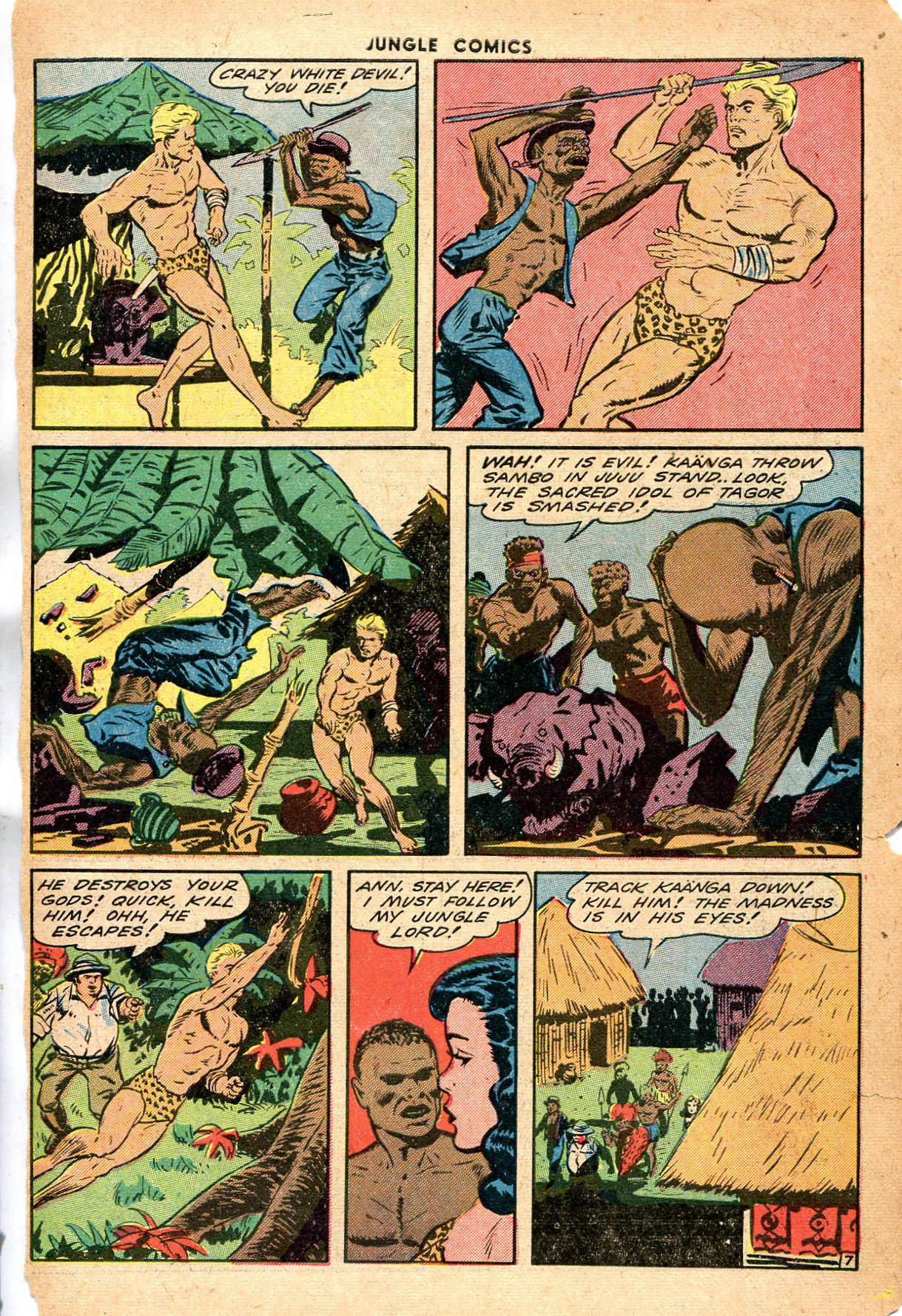 Read online Jungle Comics comic -  Issue #55 - 10