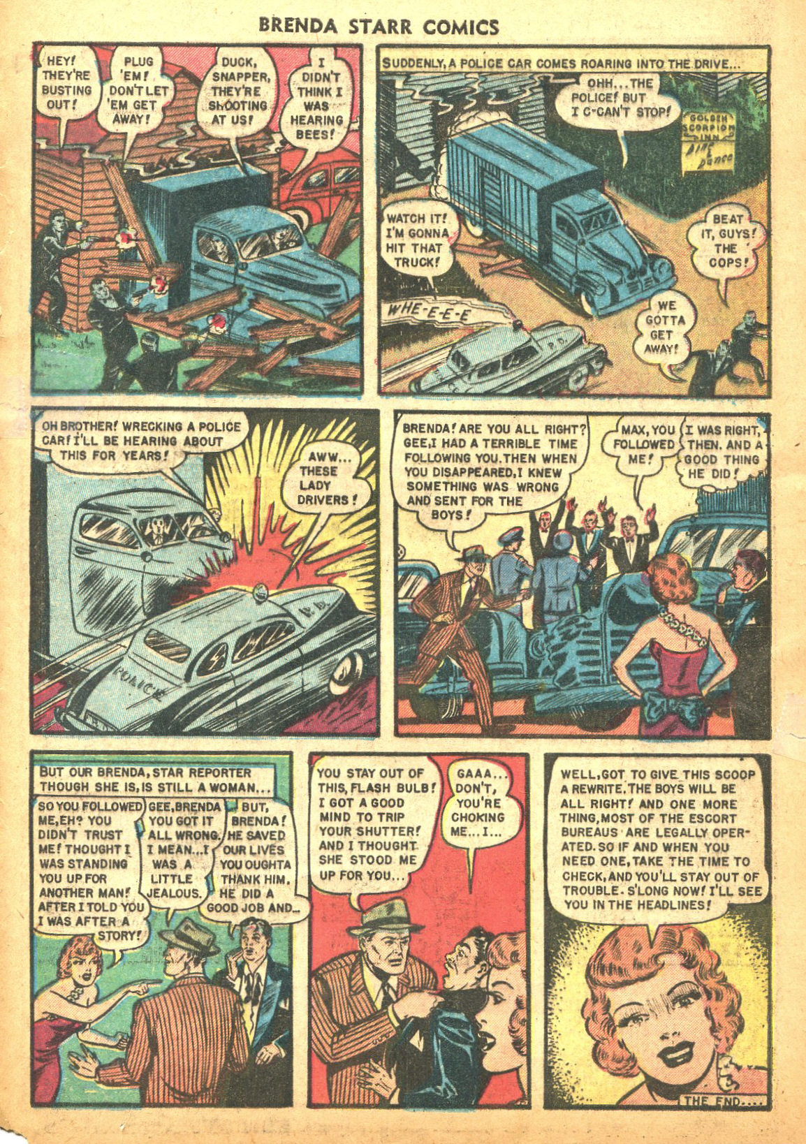 Read online Brenda Starr (1948) comic -  Issue #10 - 33