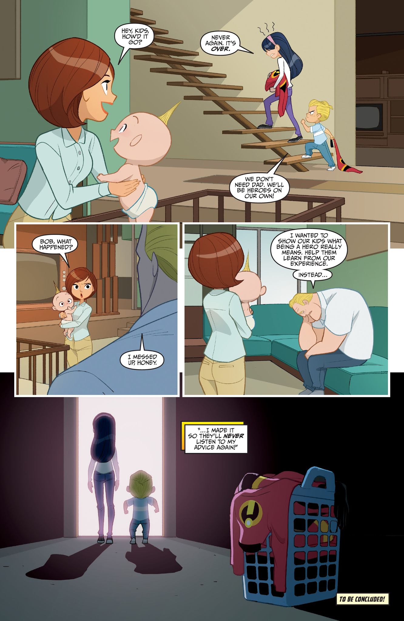 Read online Disney / Pixar The Incredibles 2: Crisis In Mid-Life! & Other Stories comic -  Issue #2 - 14