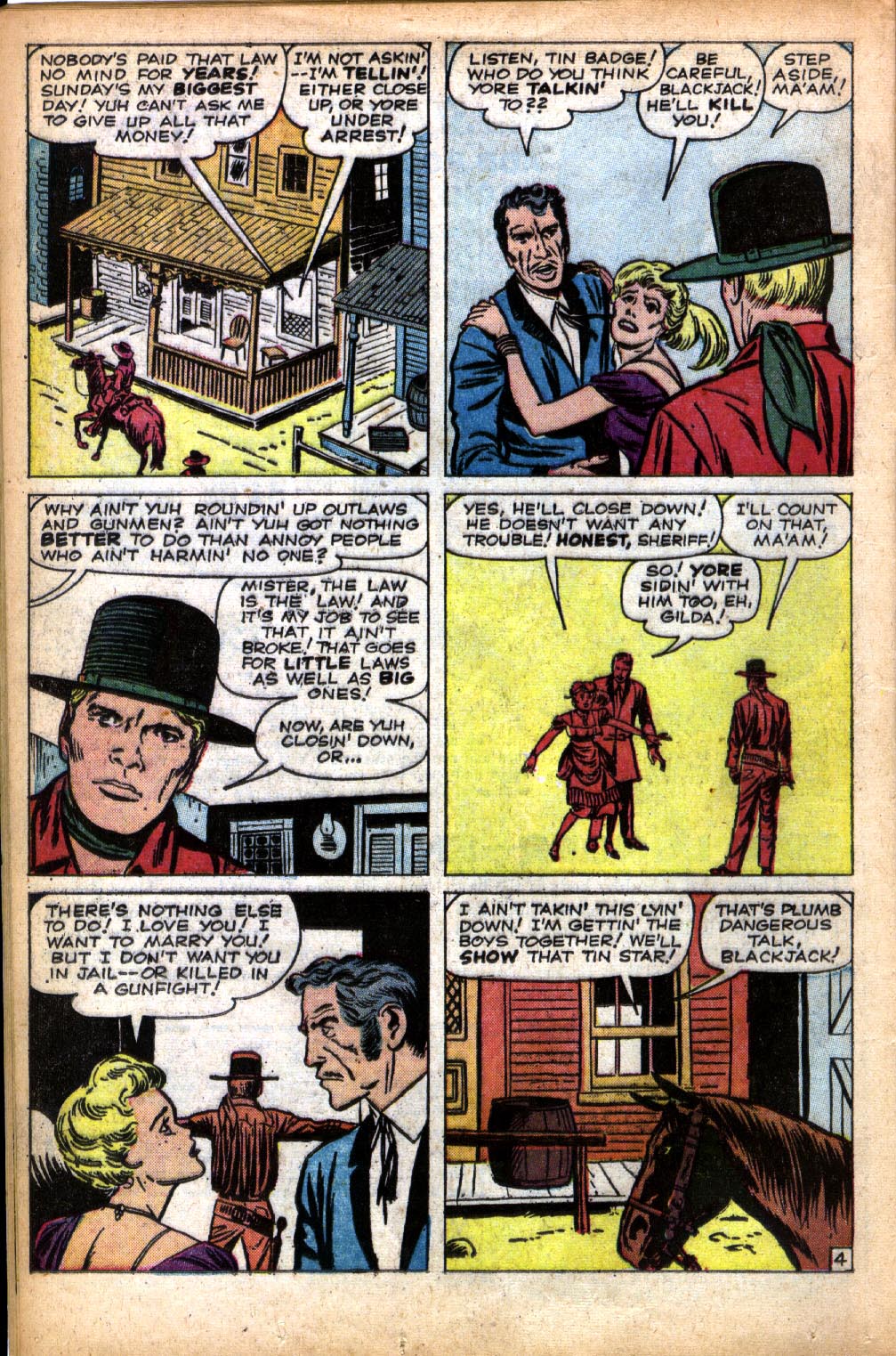 Read online Gunsmoke Western comic -  Issue #66 - 16