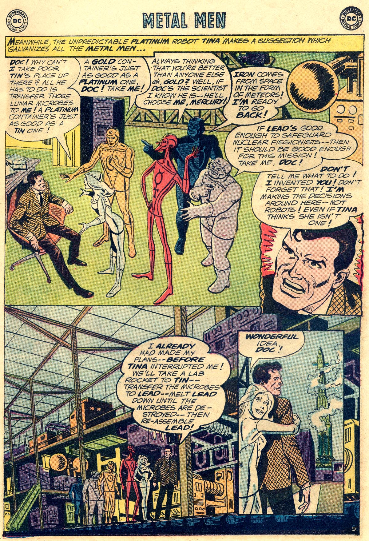Read online Metal Men (1963) comic -  Issue #4 - 7