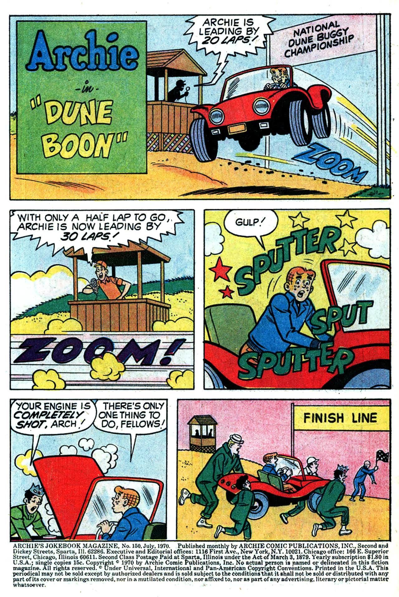 Read online Archie's Joke Book Magazine comic -  Issue #150 - 3