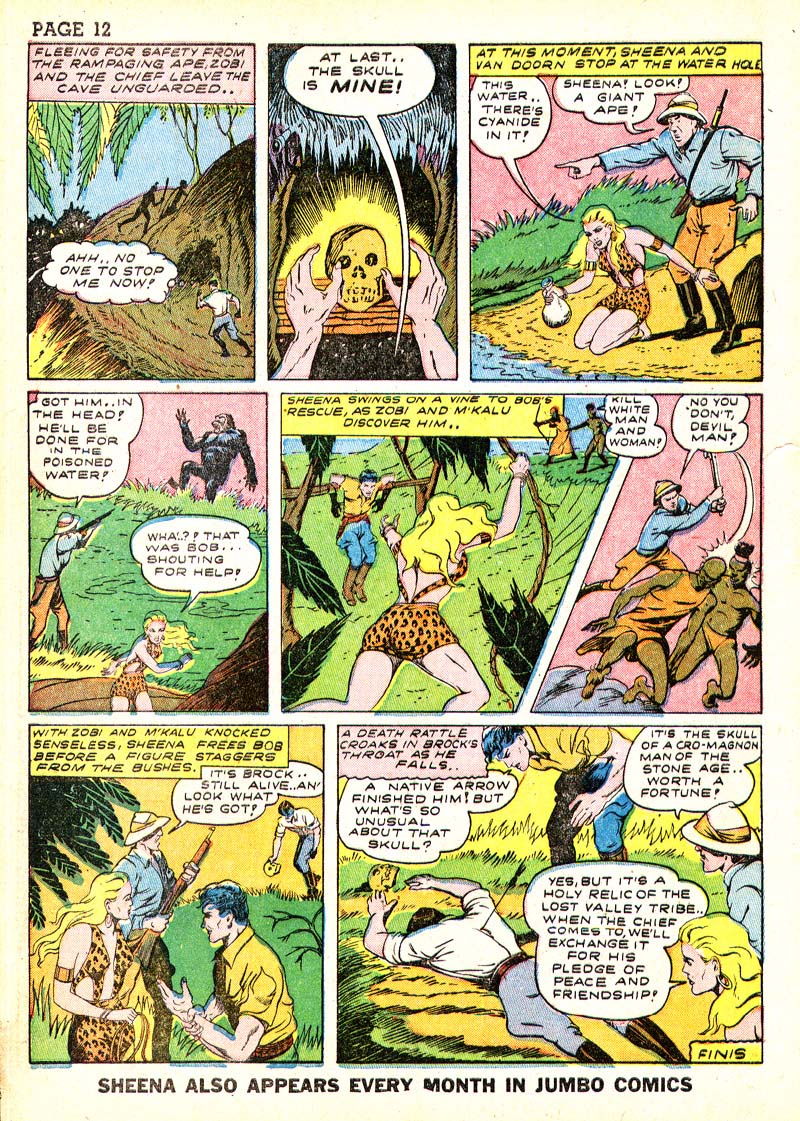 Read online Sheena, Queen of the Jungle (1942) comic -  Issue #3 - 15