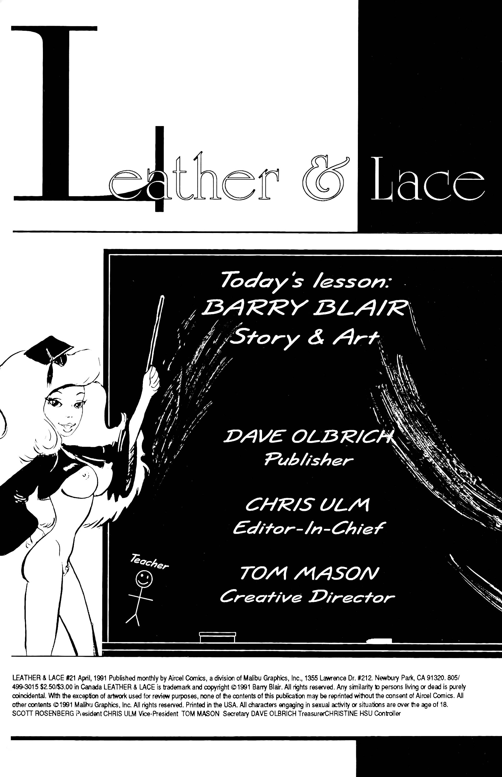 Read online Leather & Lace (1989) comic -  Issue #21 - 2