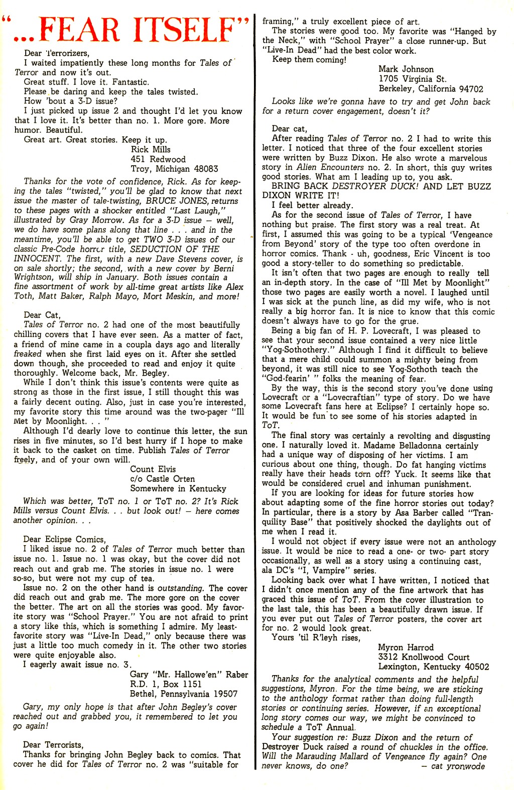 Read online Tales Of Terror comic -  Issue #3 - 33