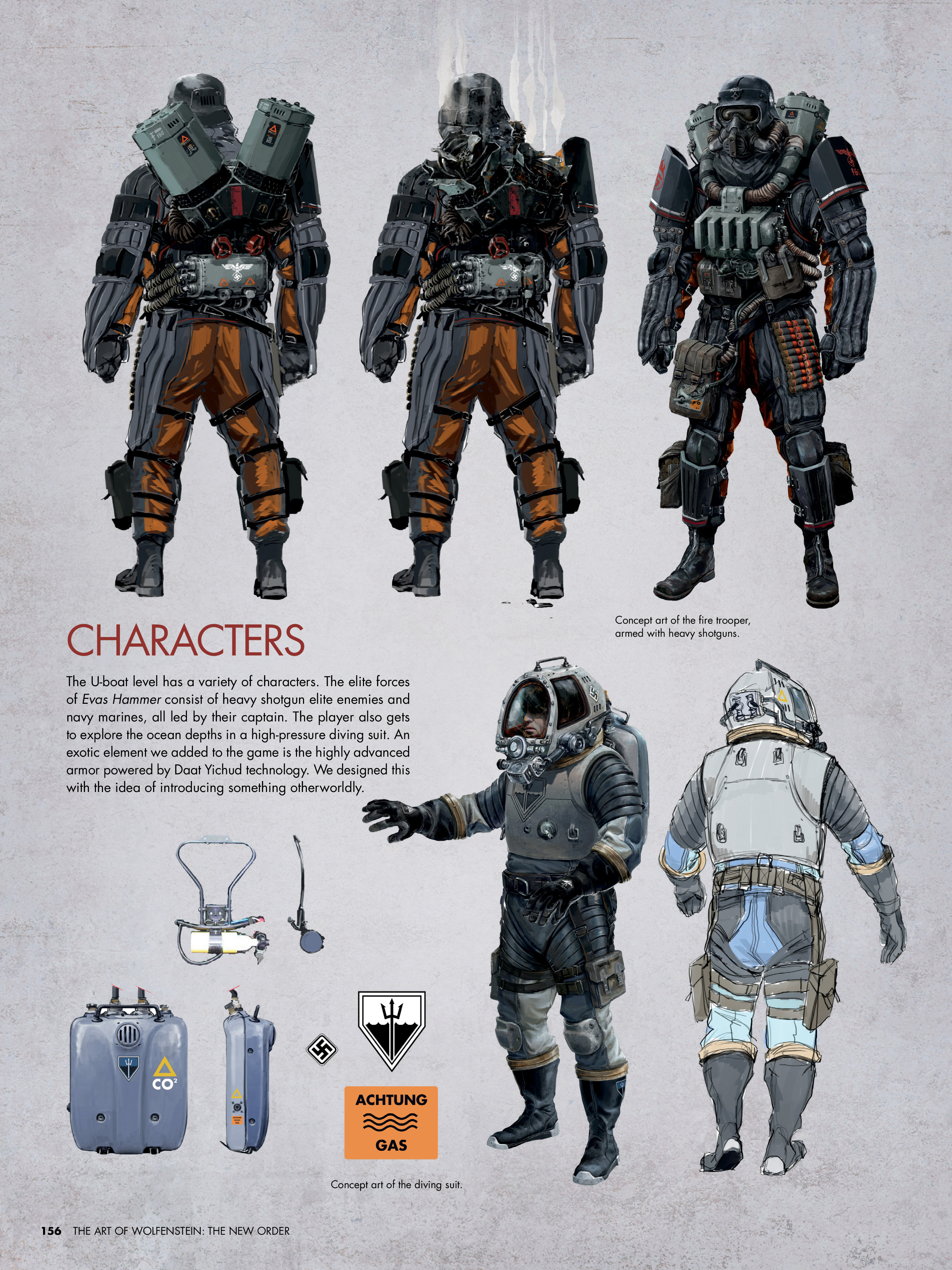 Read online The Art of Wolfenstein: The New Order comic -  Issue # TPB (Part 2) - 43