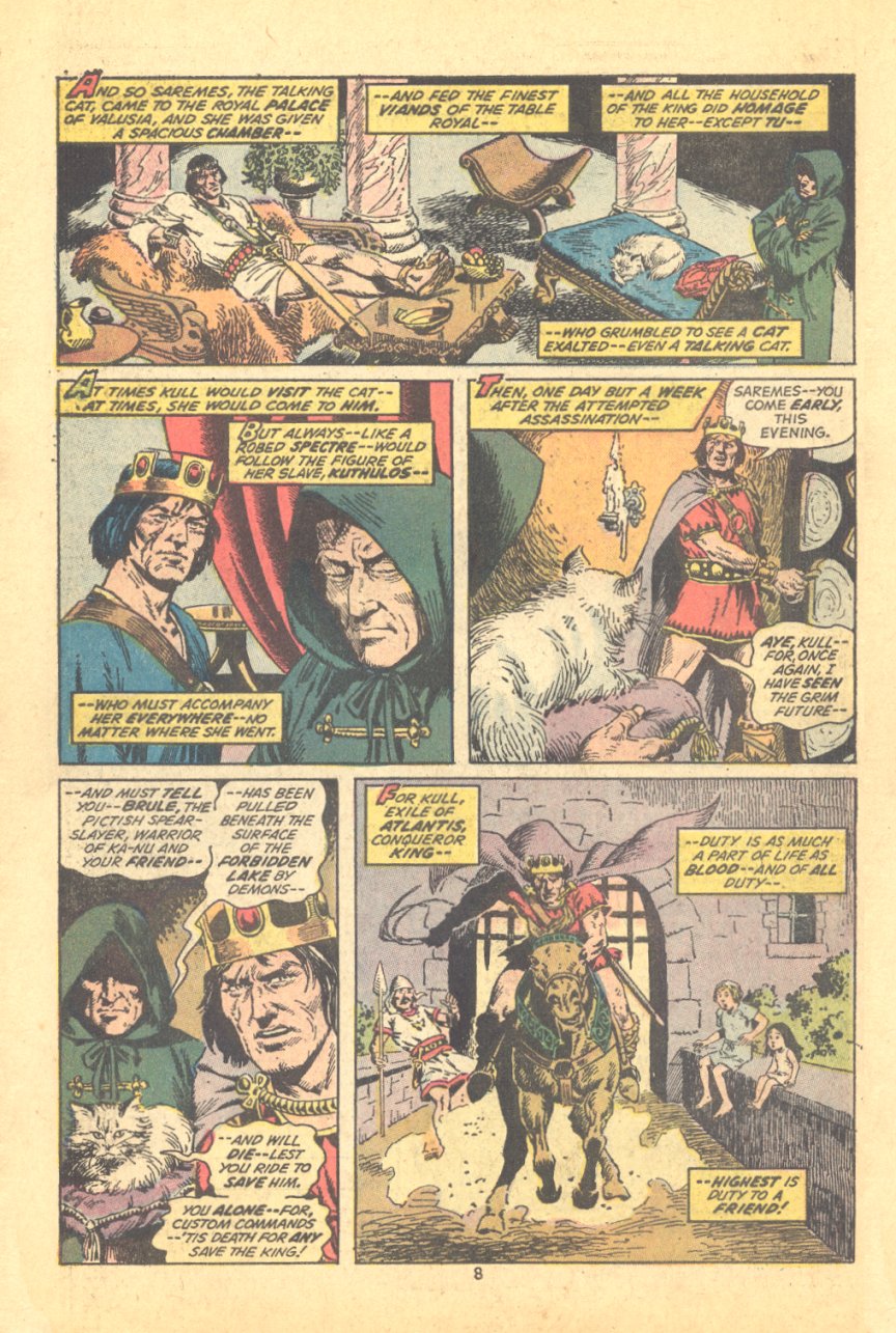 Read online Kull, the Conqueror (1971) comic -  Issue #7 - 7