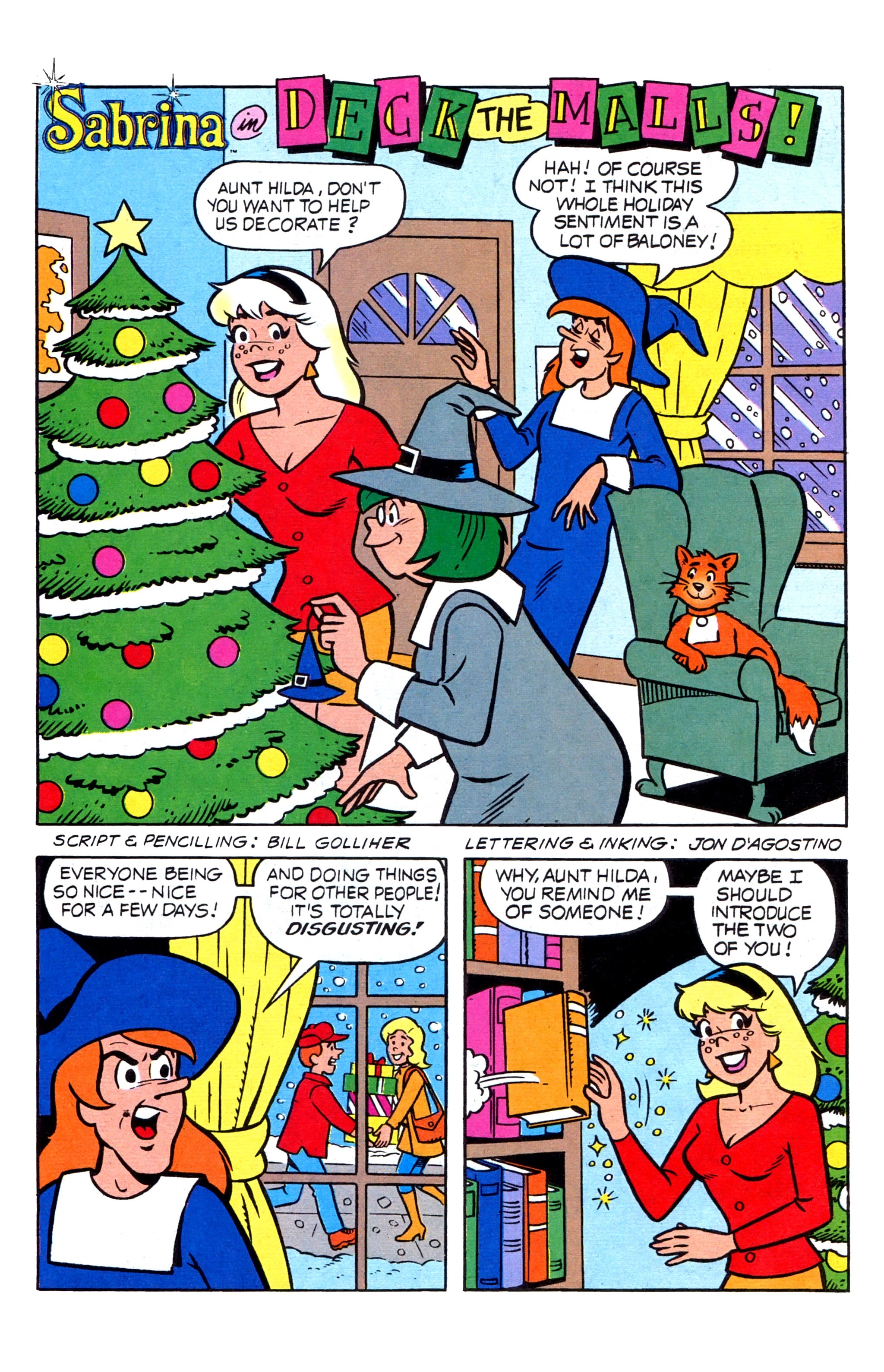 Read online Sabrina's Holiday Spectacular comic -  Issue #3 - 32