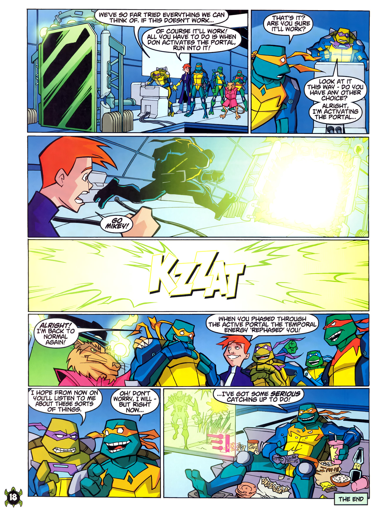 Read online Teenage Mutant Ninja Turtles Comic comic -  Issue #4 - 17