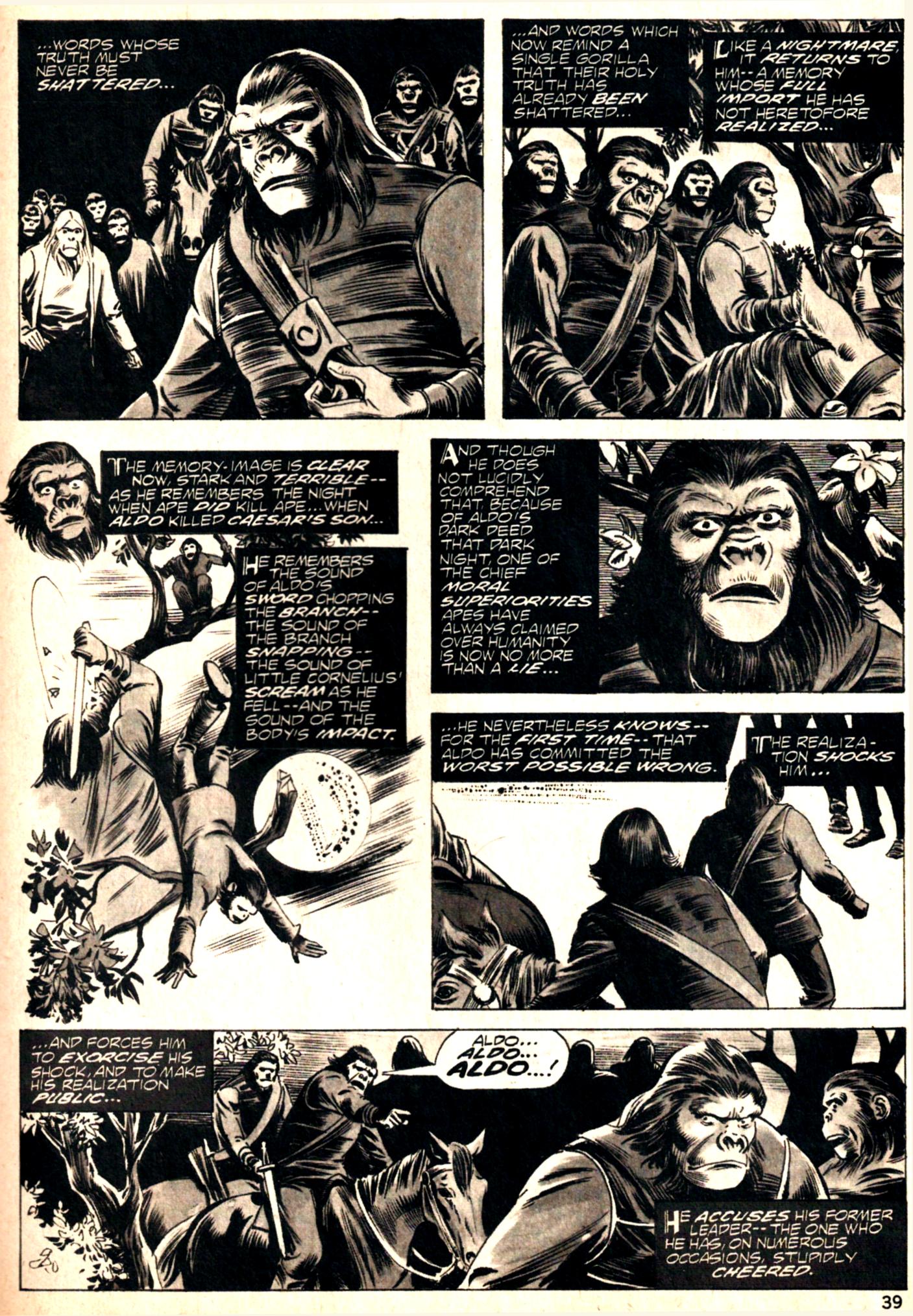 Read online Planet of the Apes comic -  Issue #28 - 38