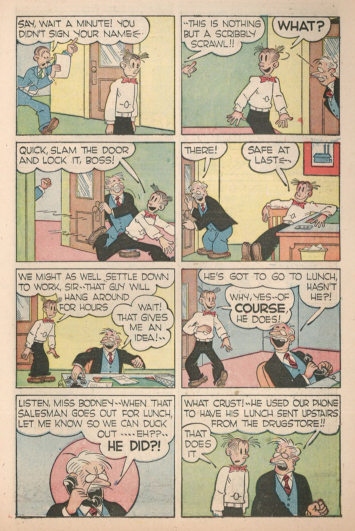 Read online Blondie Comics (1947) comic -  Issue #7 - 11