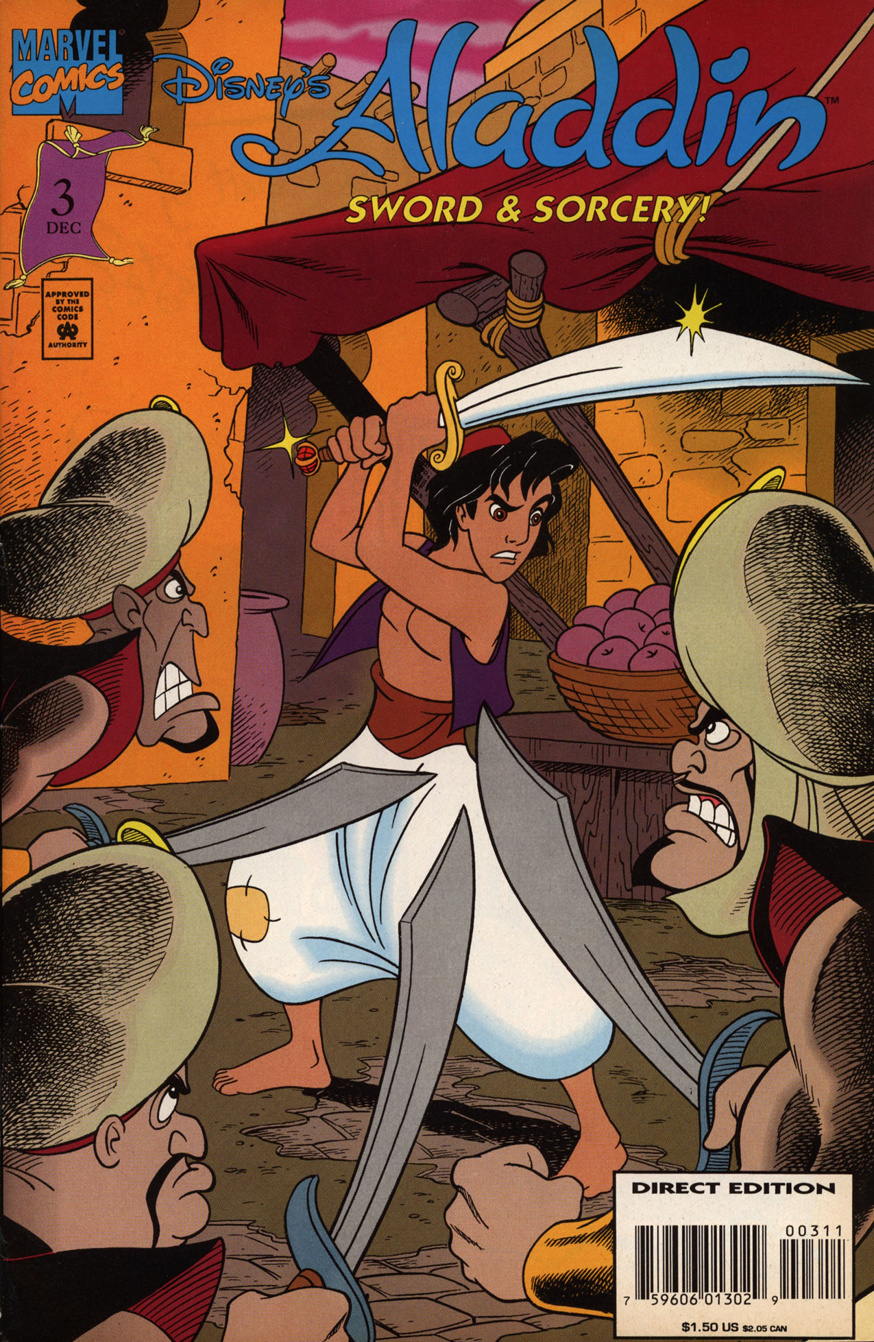 Read online Disney's Aladdin comic -  Issue #3 - 1