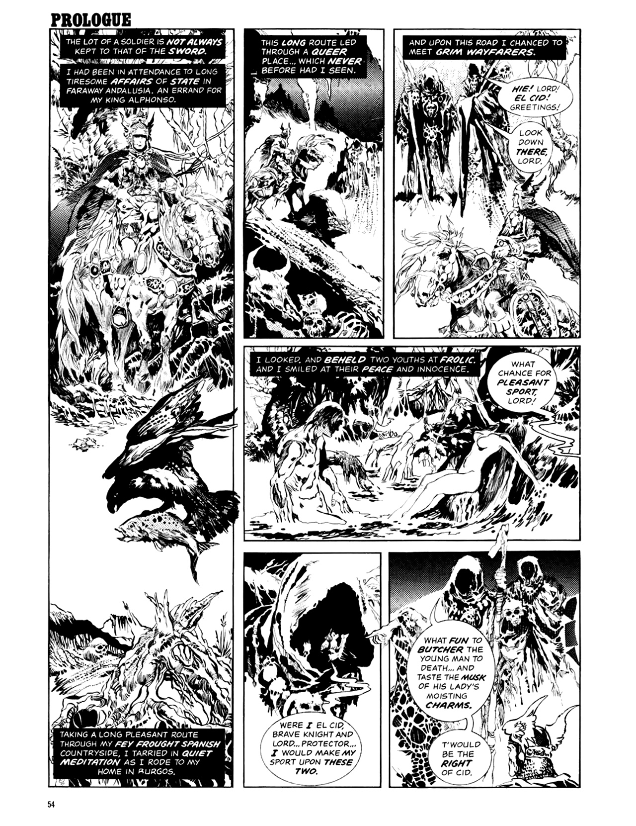 Read online Eerie Presents El Cid comic -  Issue # TPB - 55