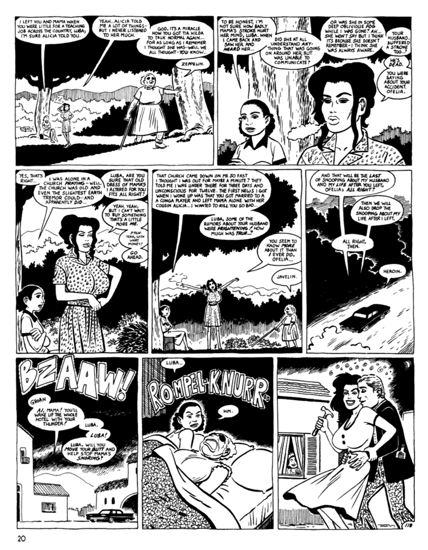 Read online Love and Rockets (1982) comic -  Issue #39 - 22