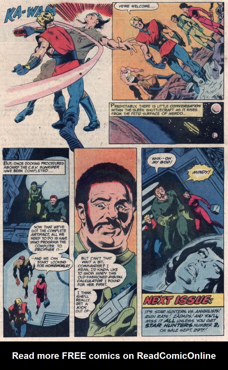 Read online Star Hunters comic -  Issue #1 - 18