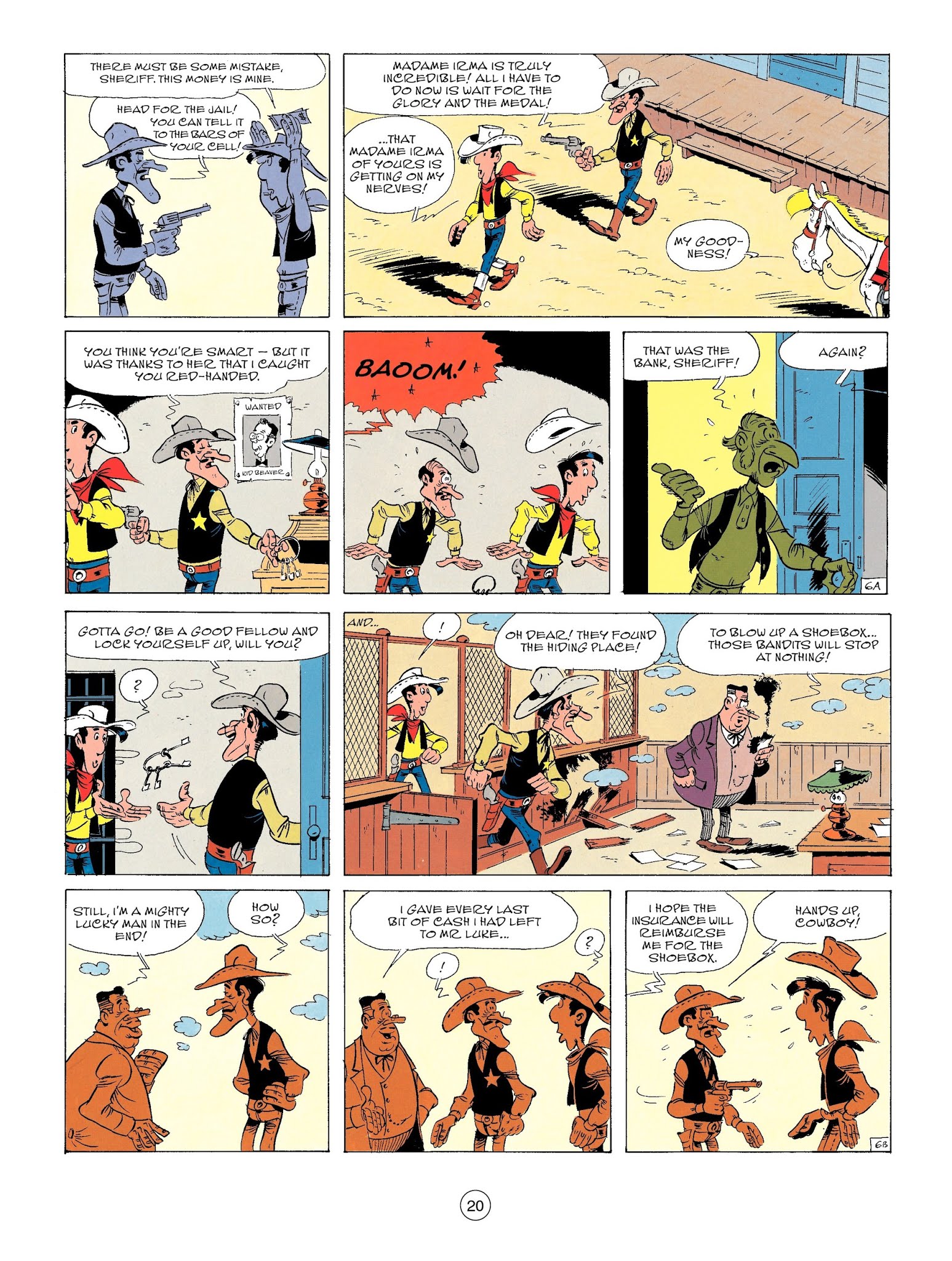 Read online A Lucky Luke Adventure comic -  Issue #62 - 22