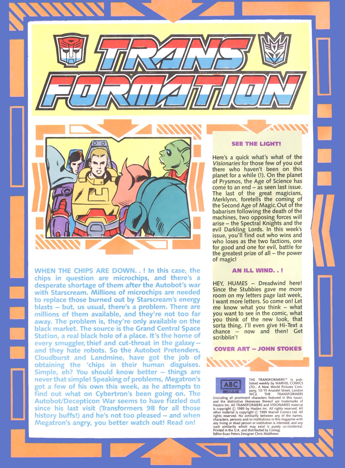 Read online The Transformers (UK) comic -  Issue #214 - 2