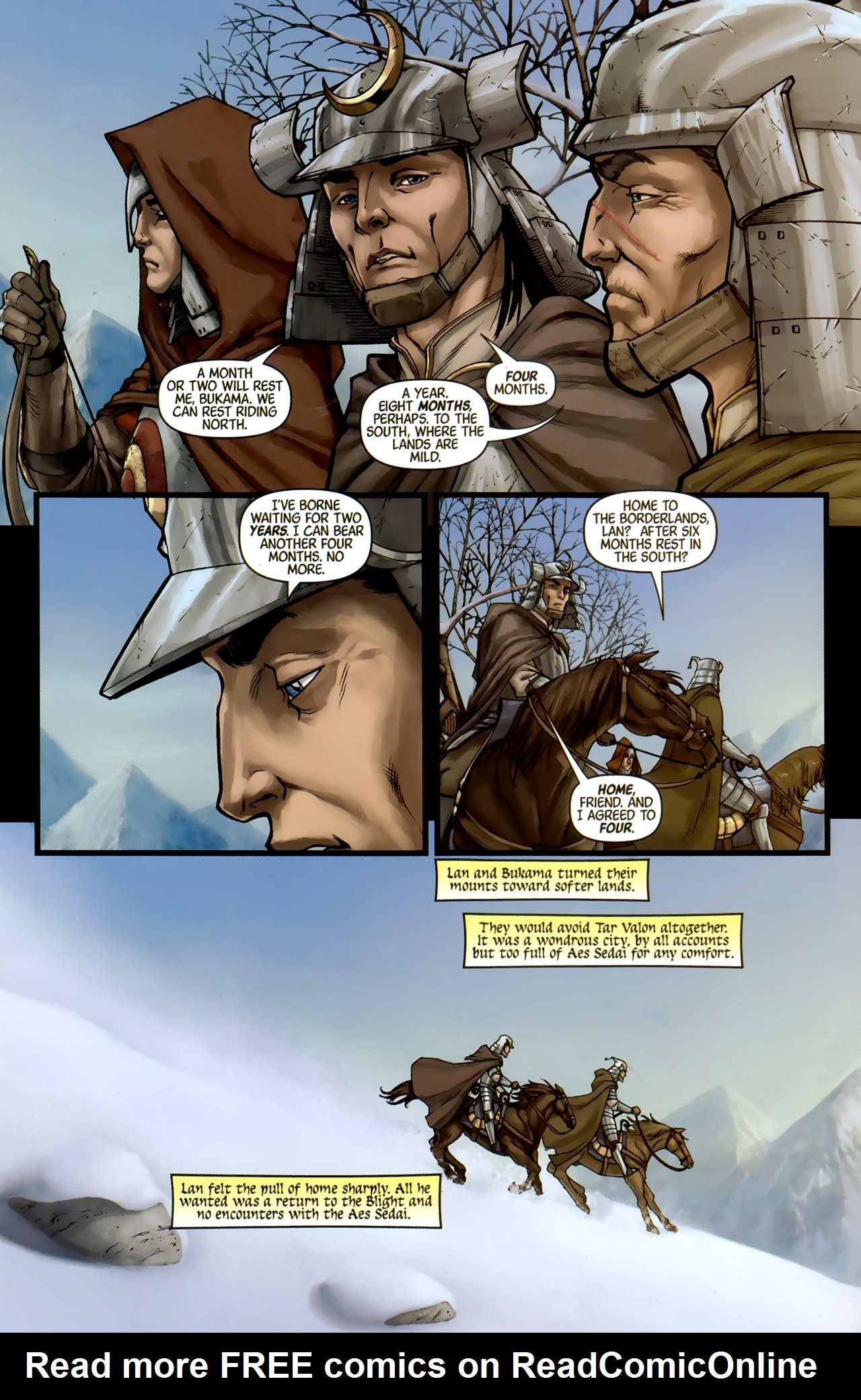 Read online Robert Jordan's The Wheel of Time: New Spring comic -  Issue #5 - 8