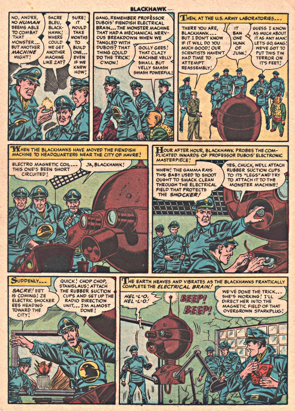 Read online Blackhawk (1957) comic -  Issue #81 - 8