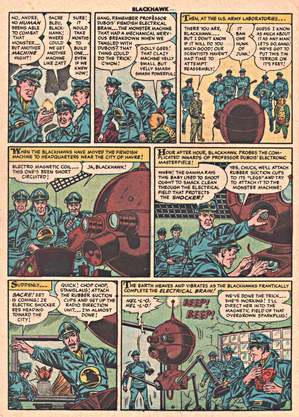 Read online Blackhawk (1957) comic -  Issue #81 - 8
