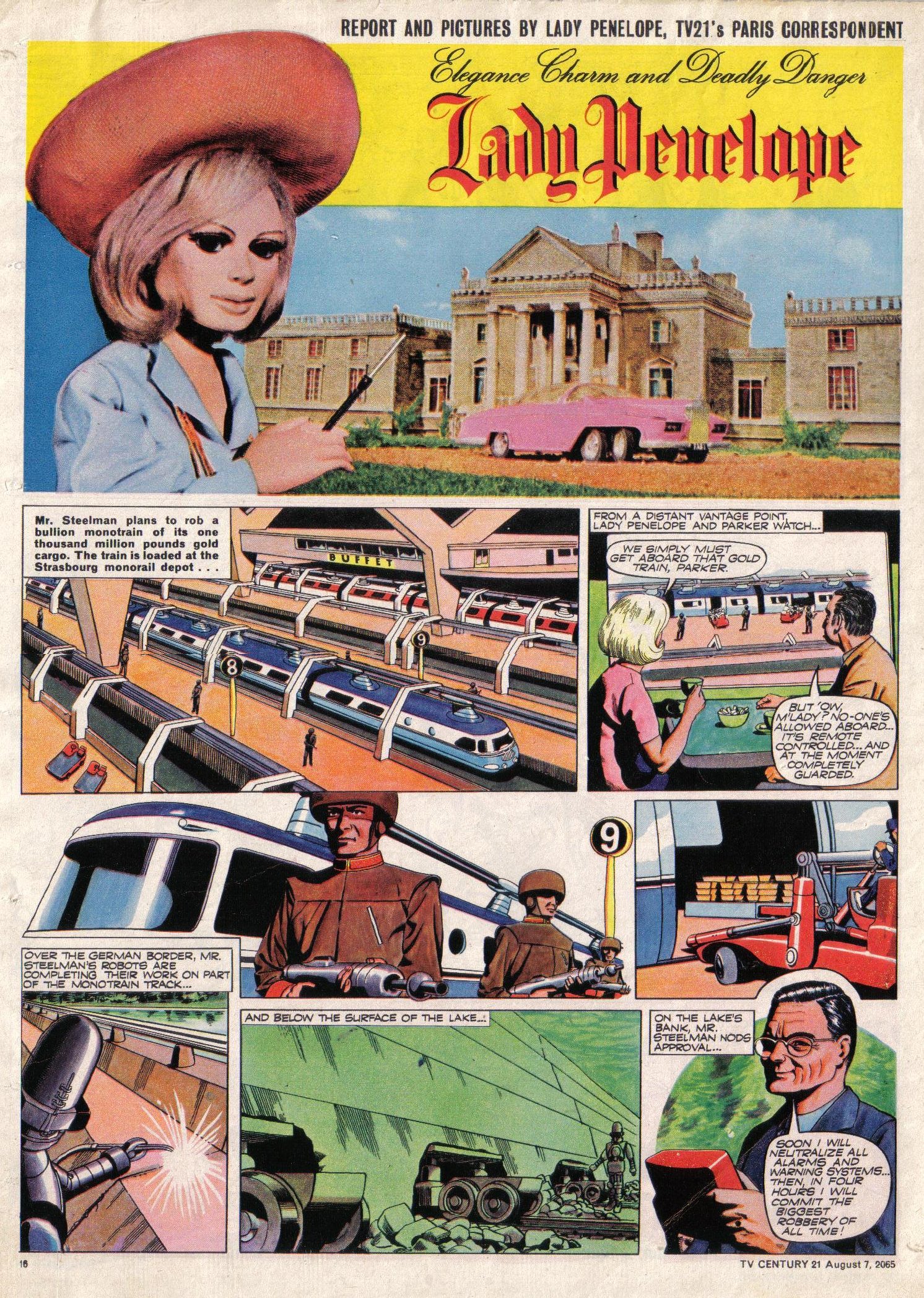 Read online TV Century 21 (TV 21) comic -  Issue #29 - 16