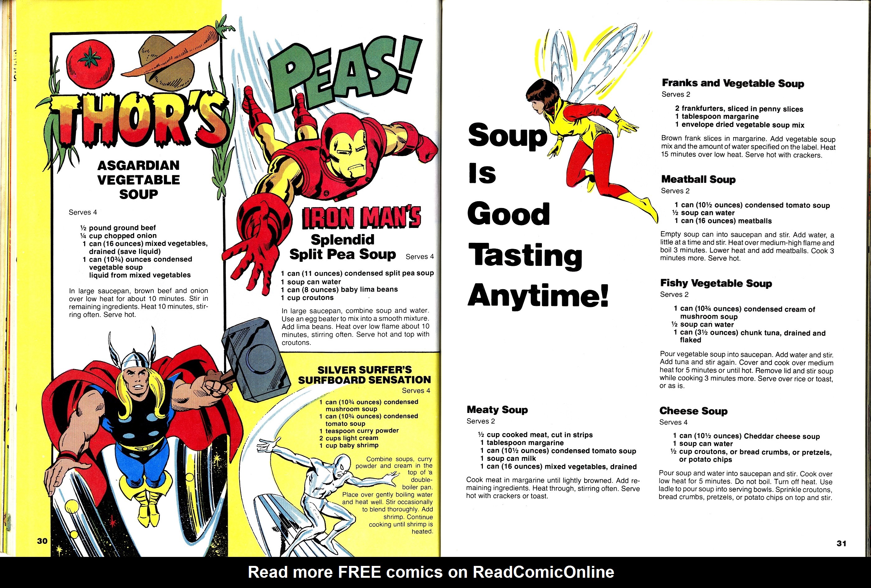 Read online The Mighty Marvel Superheroes' Cookbook comic -  Issue # Full - 17