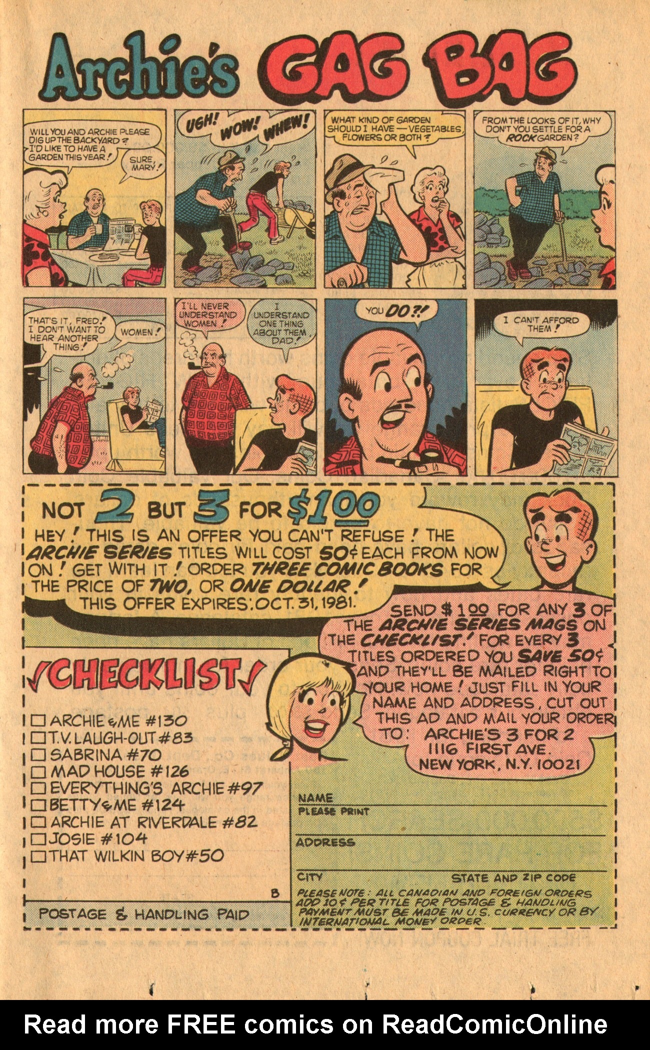 Read online Life With Archie (1958) comic -  Issue #227 - 11