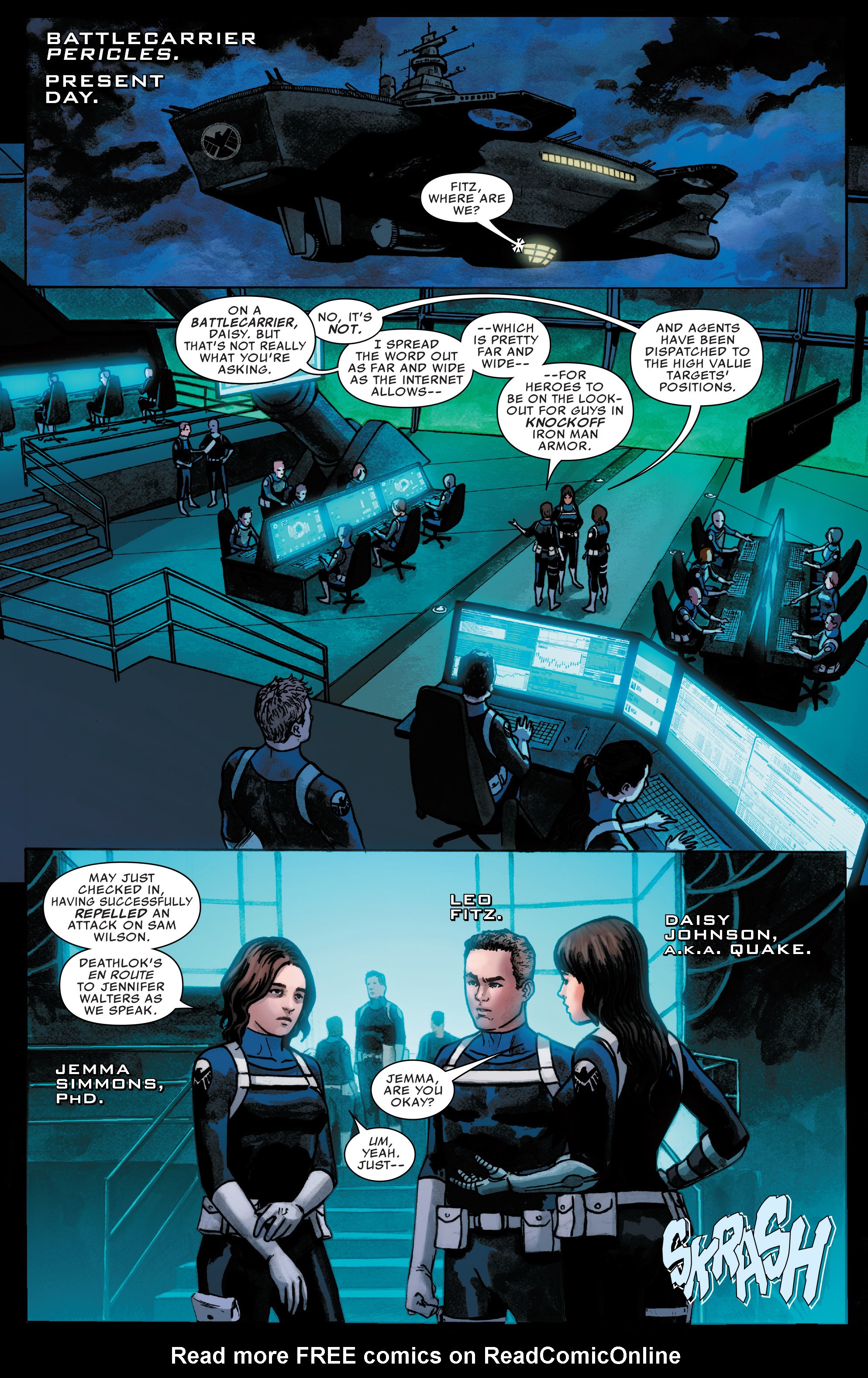 Read online Agents of S.H.I.E.L.D. comic -  Issue #6 - 7