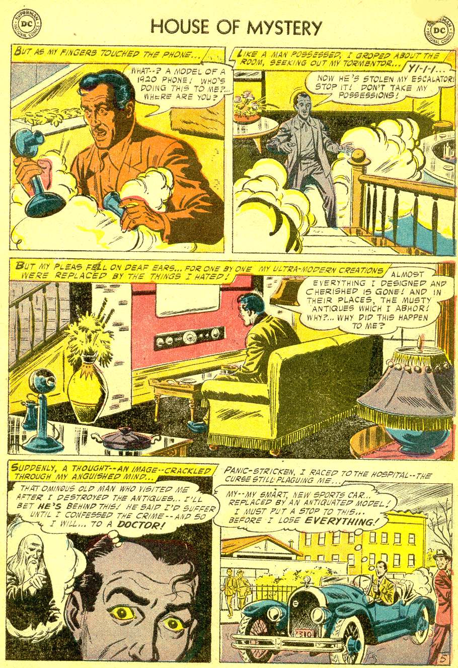 Read online House of Mystery (1951) comic -  Issue #55 - 7