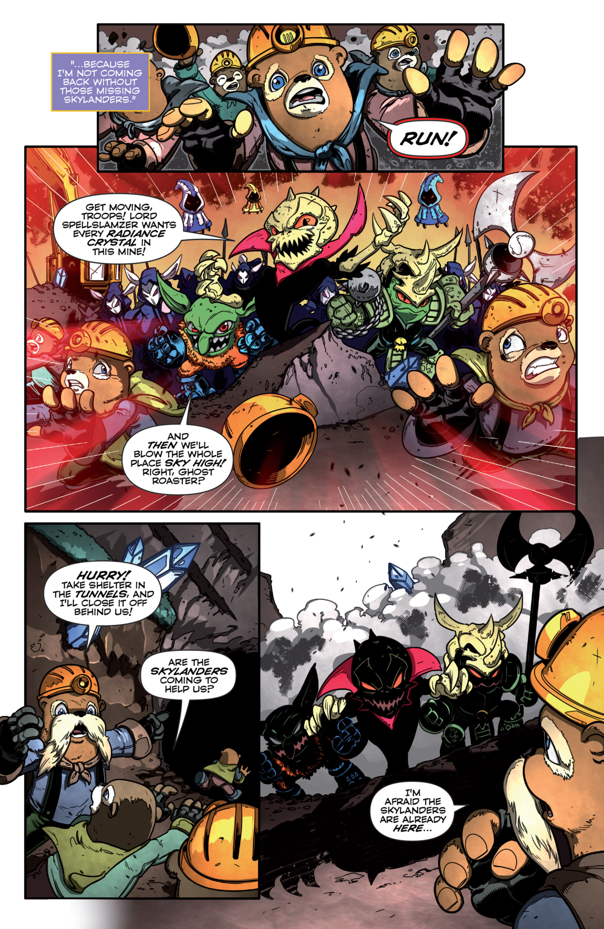 Read online Skylanders Superchargers comic -  Issue #3 - 4