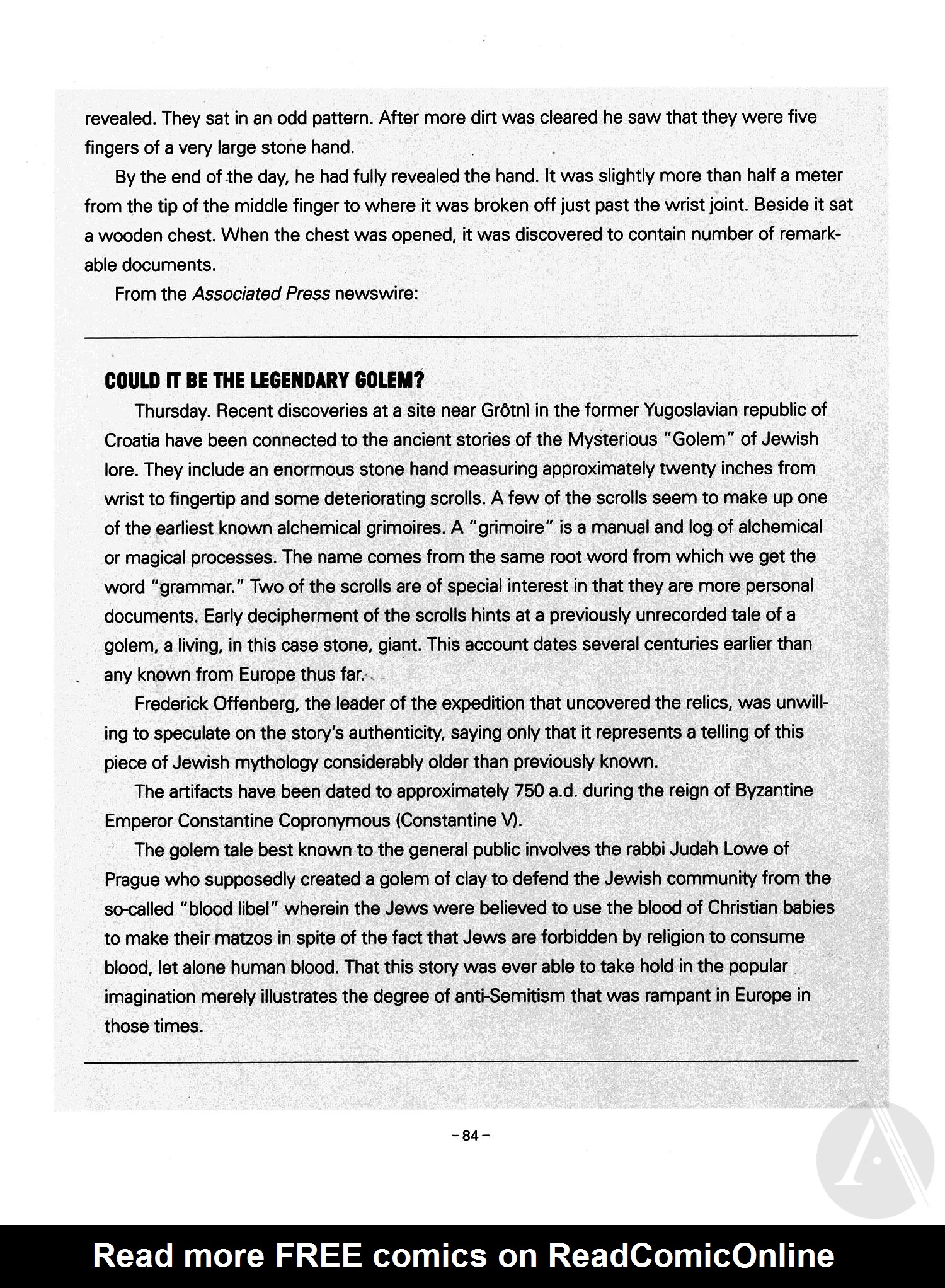 Read online Deitch's Pictorama comic -  Issue # TPB (Part 1) - 72